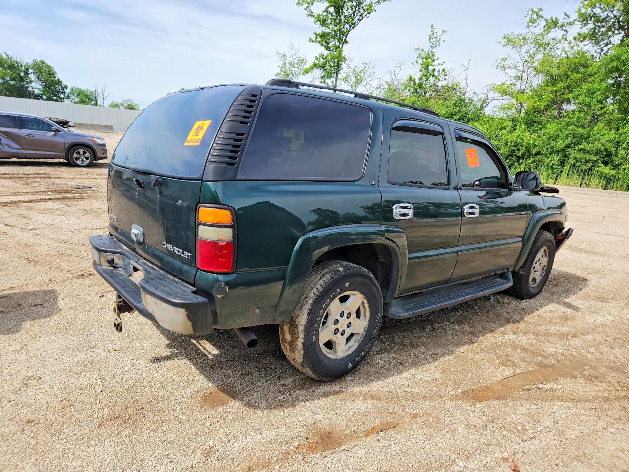 2004 Chevrolet Tahoe K1500 Green vin: 1GNEK13ZX4J243547