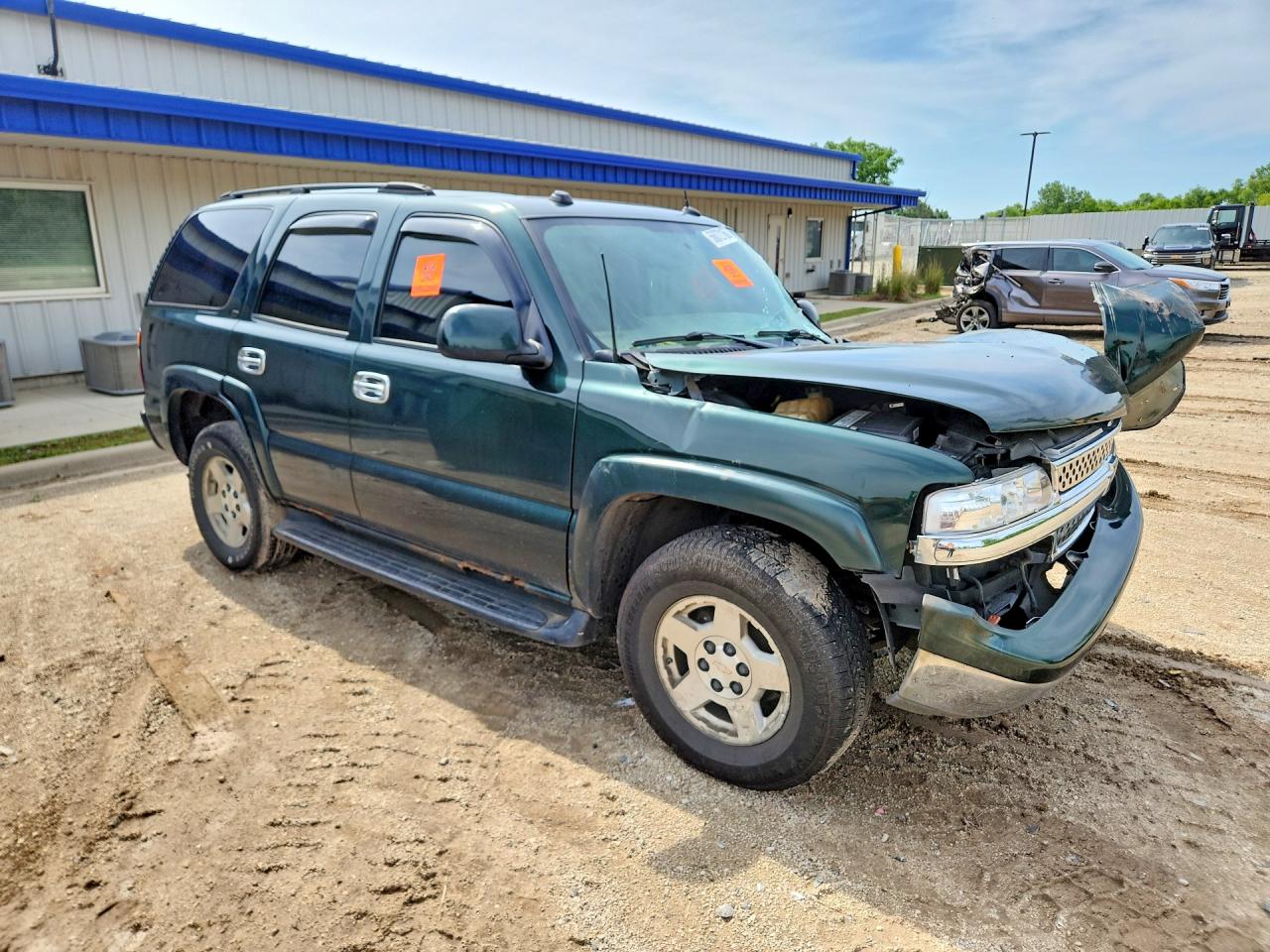 2004 Chevrolet Tahoe K1500 Green vin: 1GNEK13ZX4J243547