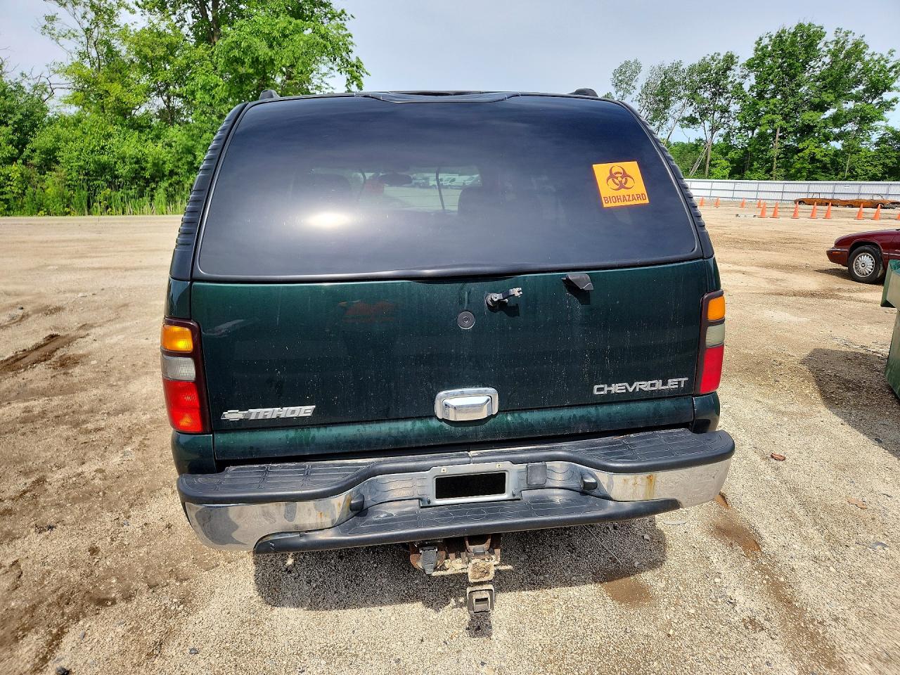 2004 Chevrolet Tahoe K1500 Green vin: 1GNEK13ZX4J243547