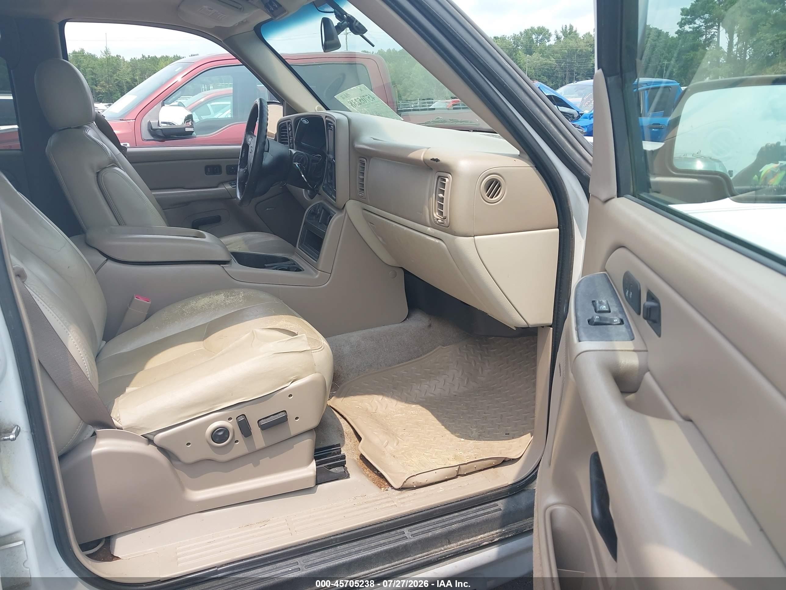 2004 Chevrolet Tahoe Z71 White vin: 1GNEK13ZX4R232338