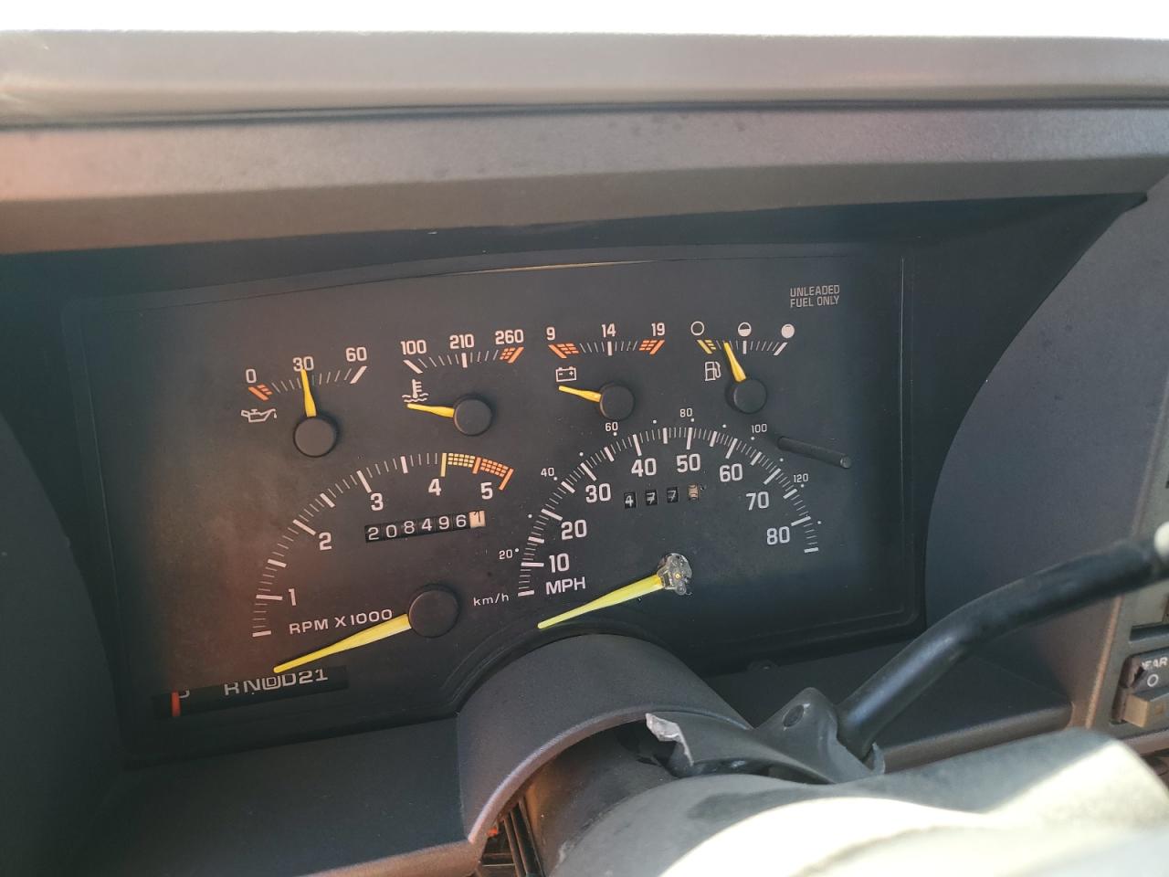 1992 Chevrolet Blazer K1500 White vin: 1GNEK18K2NJ331196