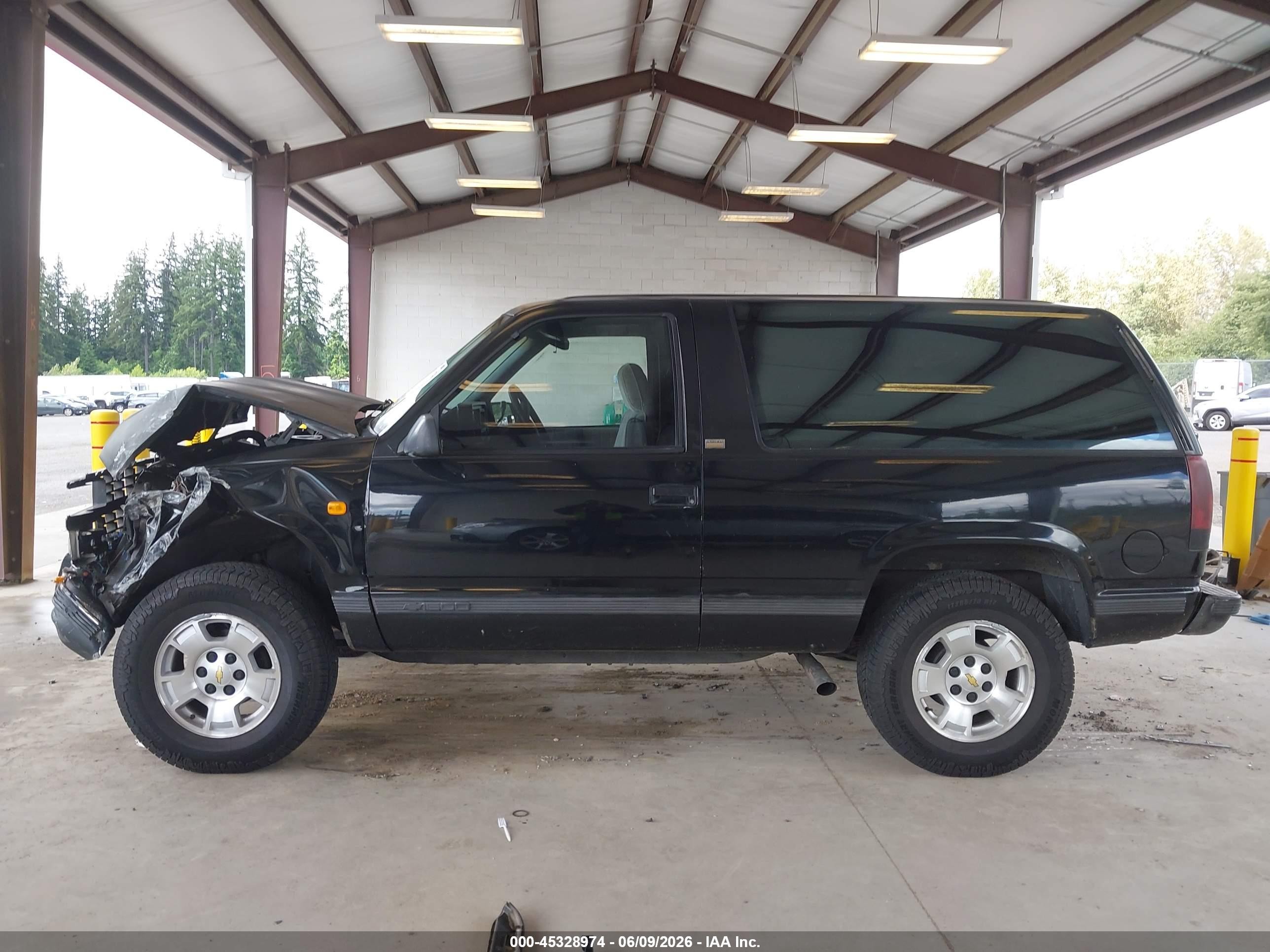 1993 Chevrolet Blazer K1500 Black vin: 1GNEK18K2PJ301182