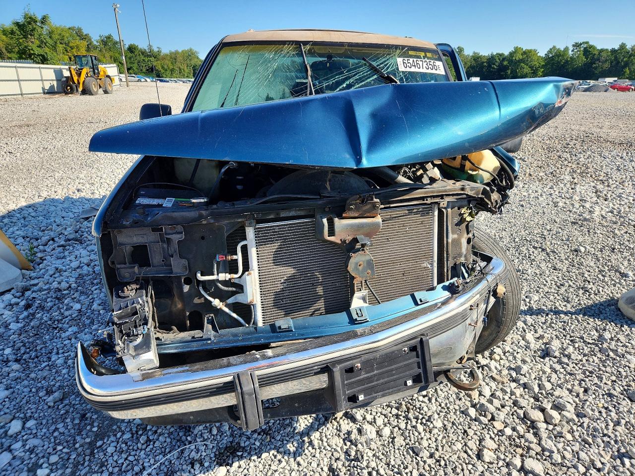 1994 Chevrolet K1500 Blazer Blue vin: 1GNEK18K3RJ446086