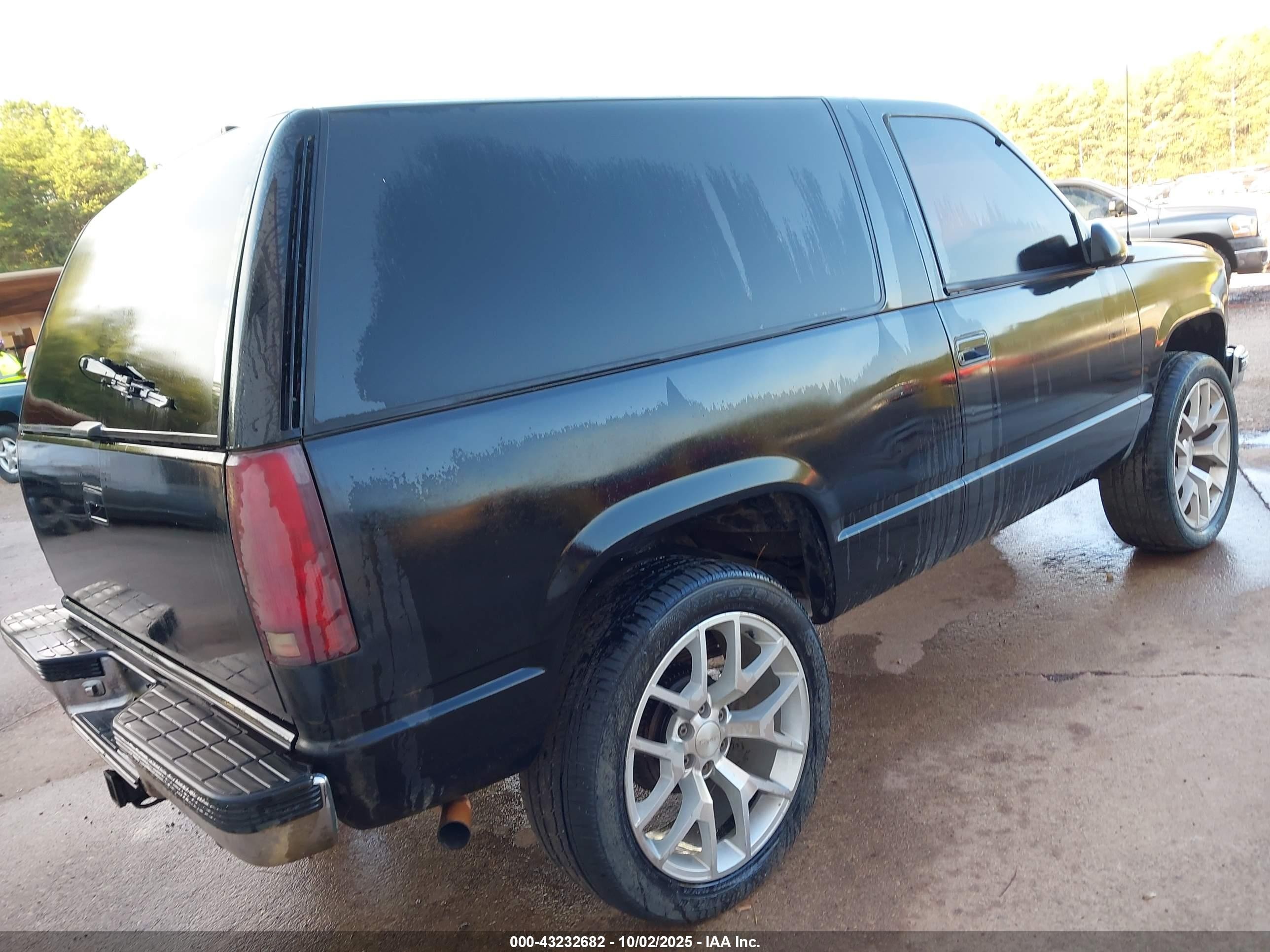 1994 Chevrolet Blazer K1500 Black vin: 1GNEK18K4RJ403635