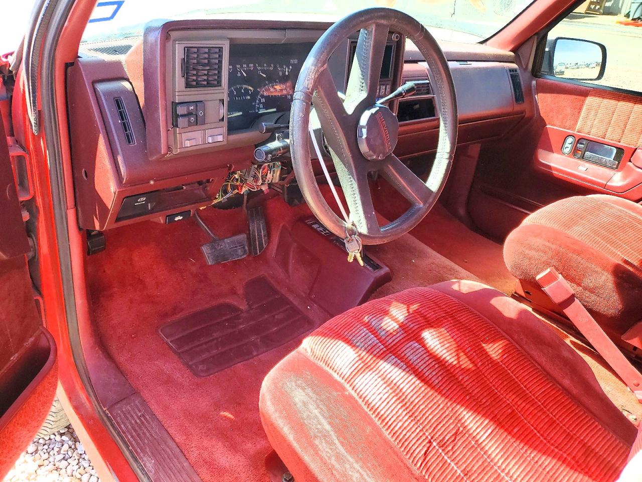 1994 Chevrolet Blazer K1500 Red vin: 1GNEK18K4RJ409662