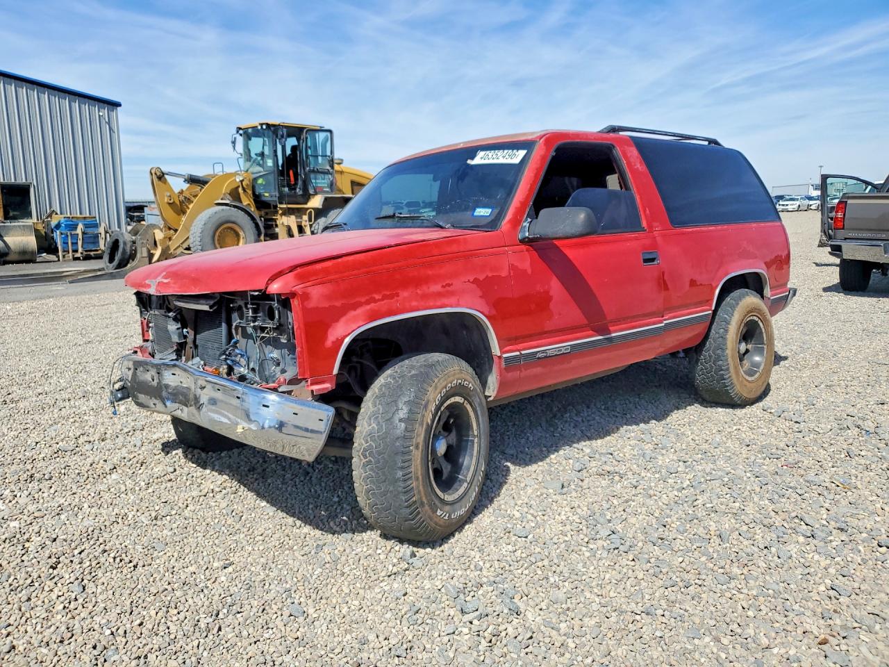 1994 Chevrolet Blazer K1500 Red vin: 1GNEK18K4RJ409662