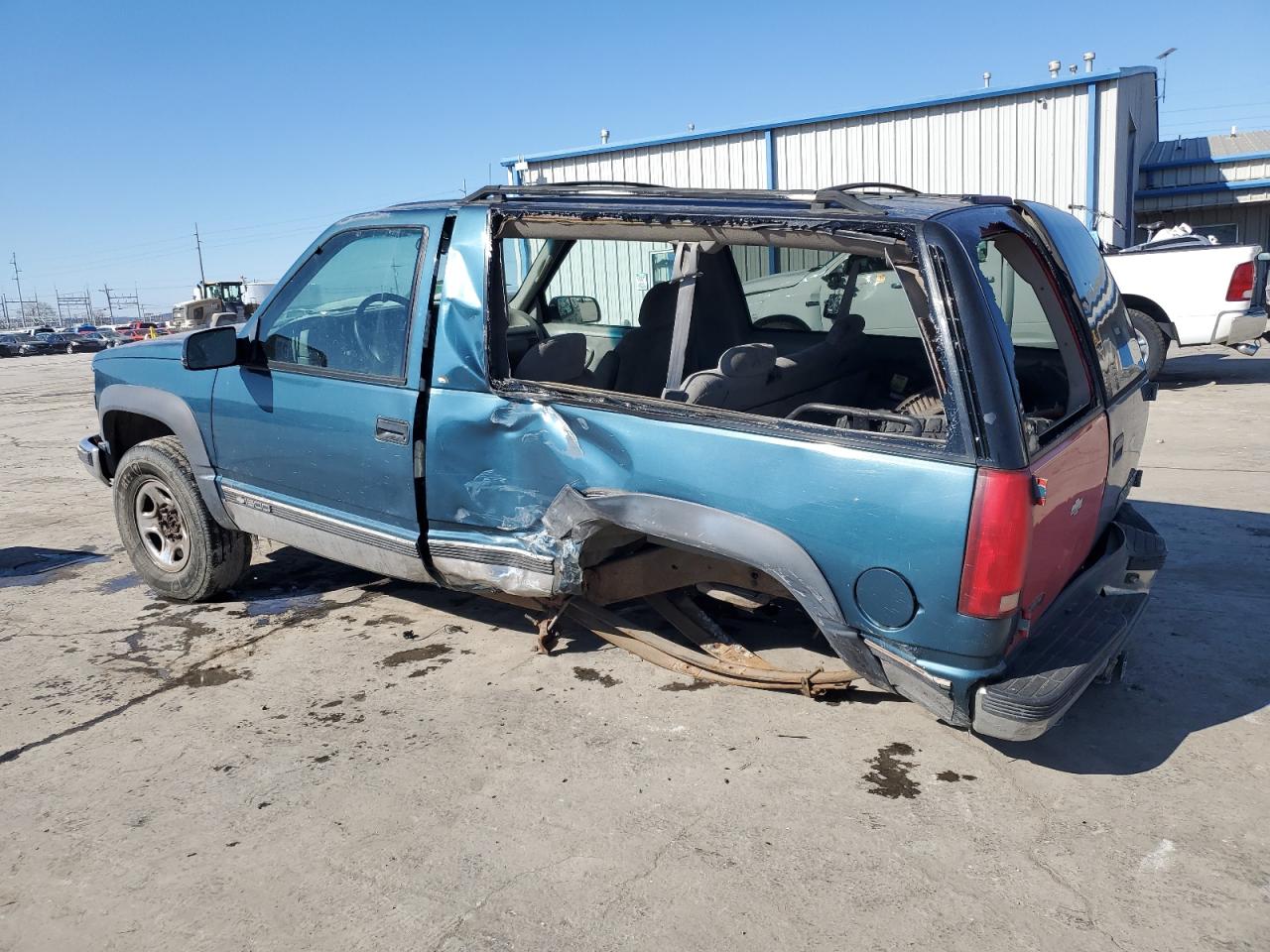1995 Chevrolet Tahoe K1500 Зеленый vin: 1GNEK18K5SJ309625