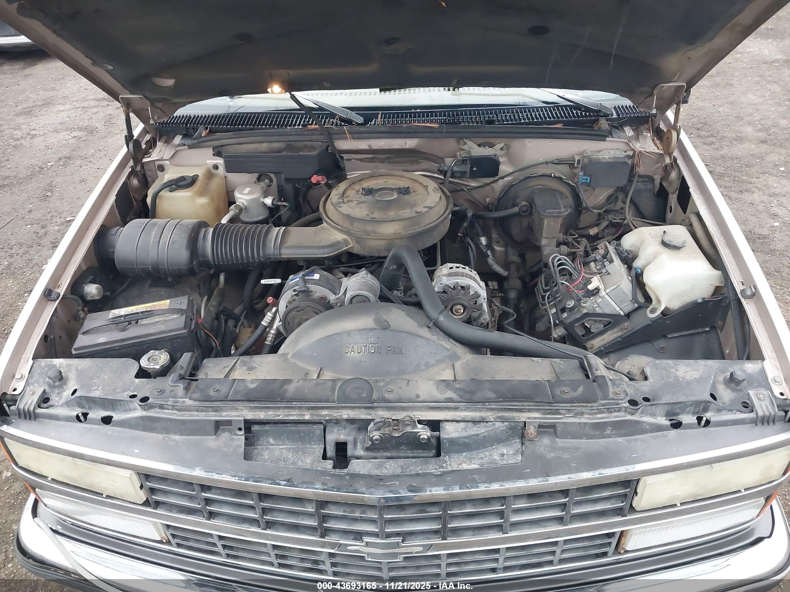 1992 Chevrolet Blazer K1500 Tan vin: 1GNEK18K6NJ340208