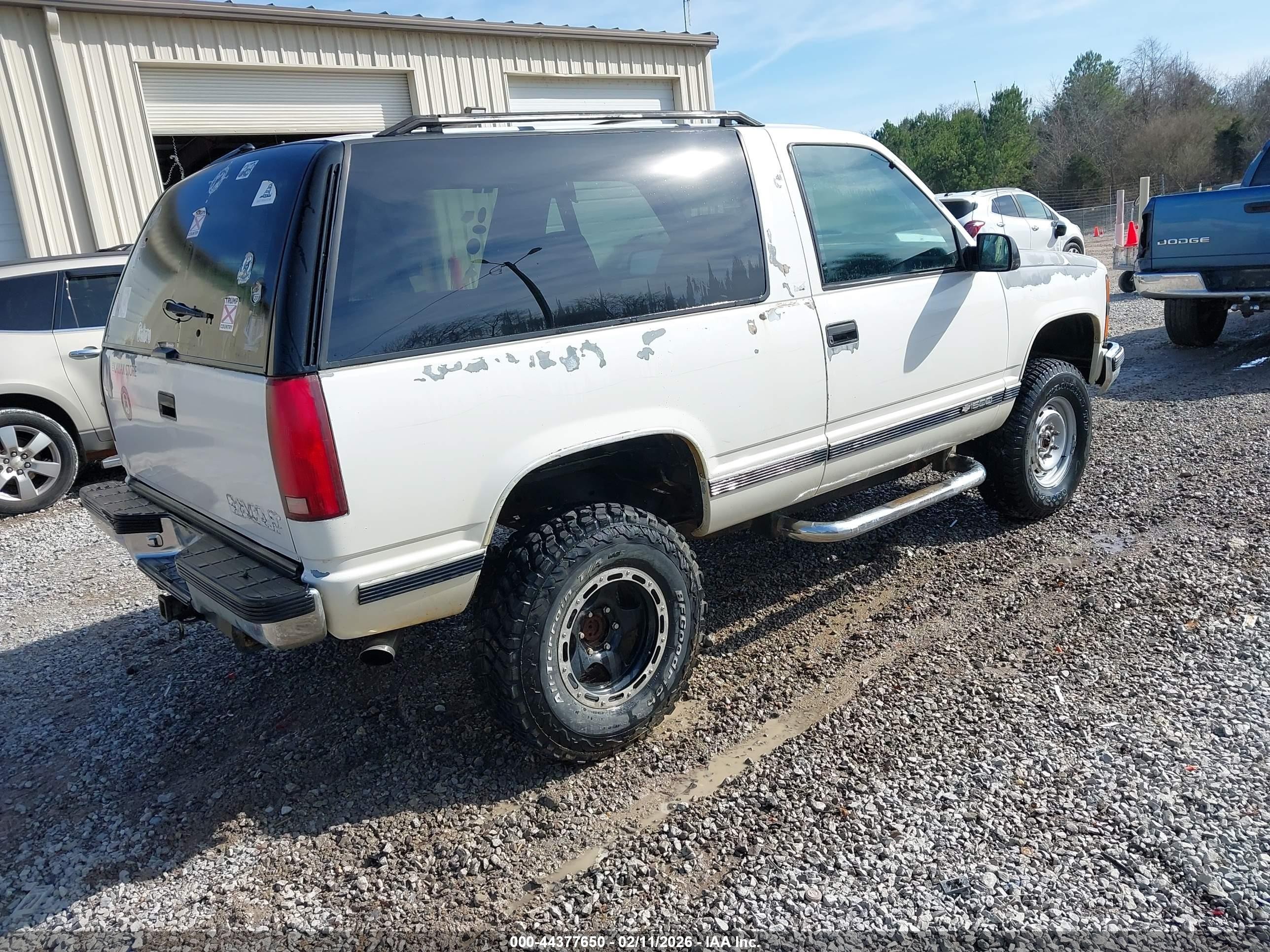 1994 Chevrolet Blazer K1500 Белый vin: 1GNEK18K6RJ442291