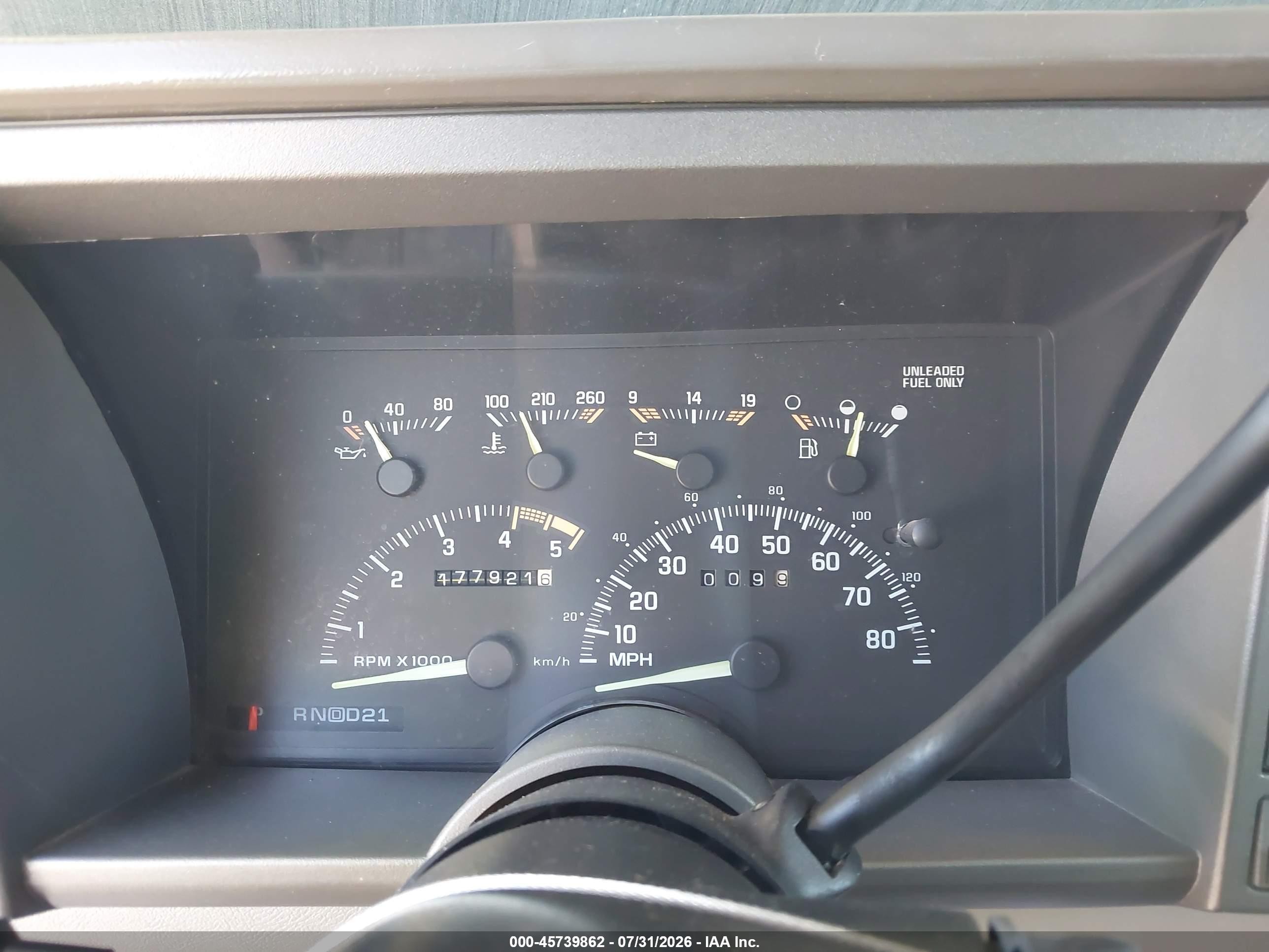 1994 Chevrolet Blazer K1500 Blue vin: 1GNEK18K8RJ337705