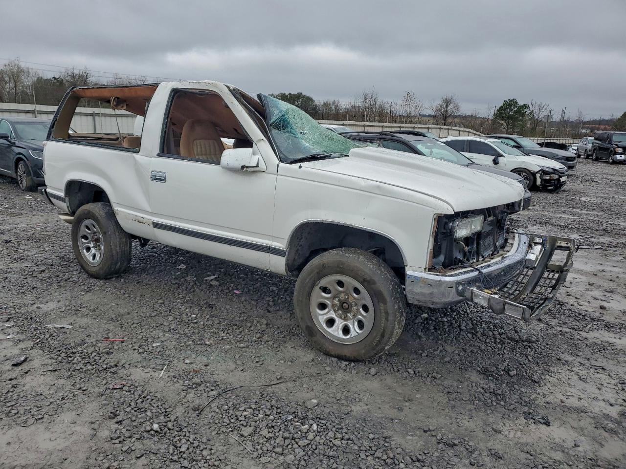 1994 Chevrolet Blazer K1500 White vin: 1GNEK18K8RJ341091