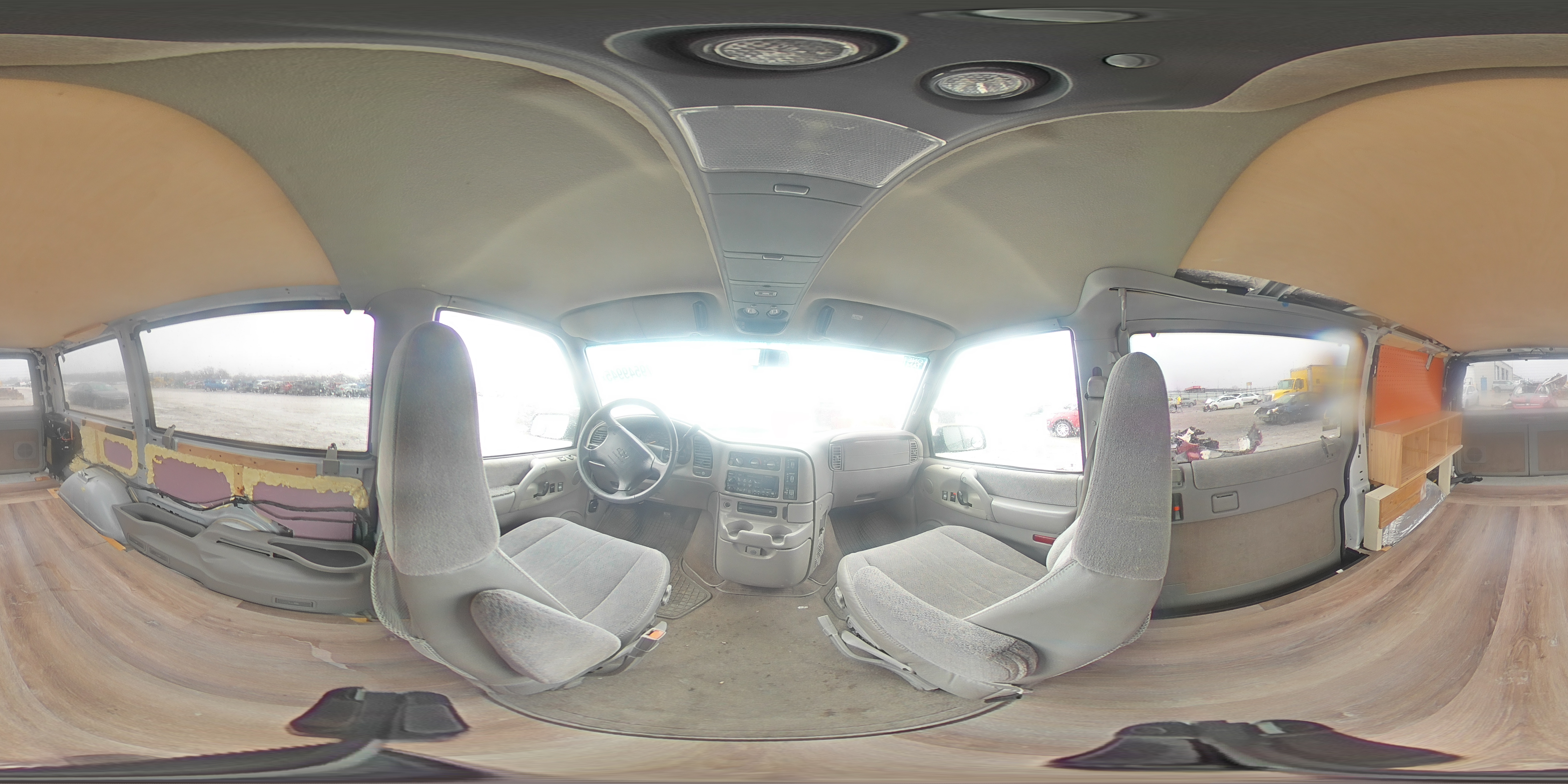 1997 Chevrolet Astro White vin: 1GNEL19W3VB165814