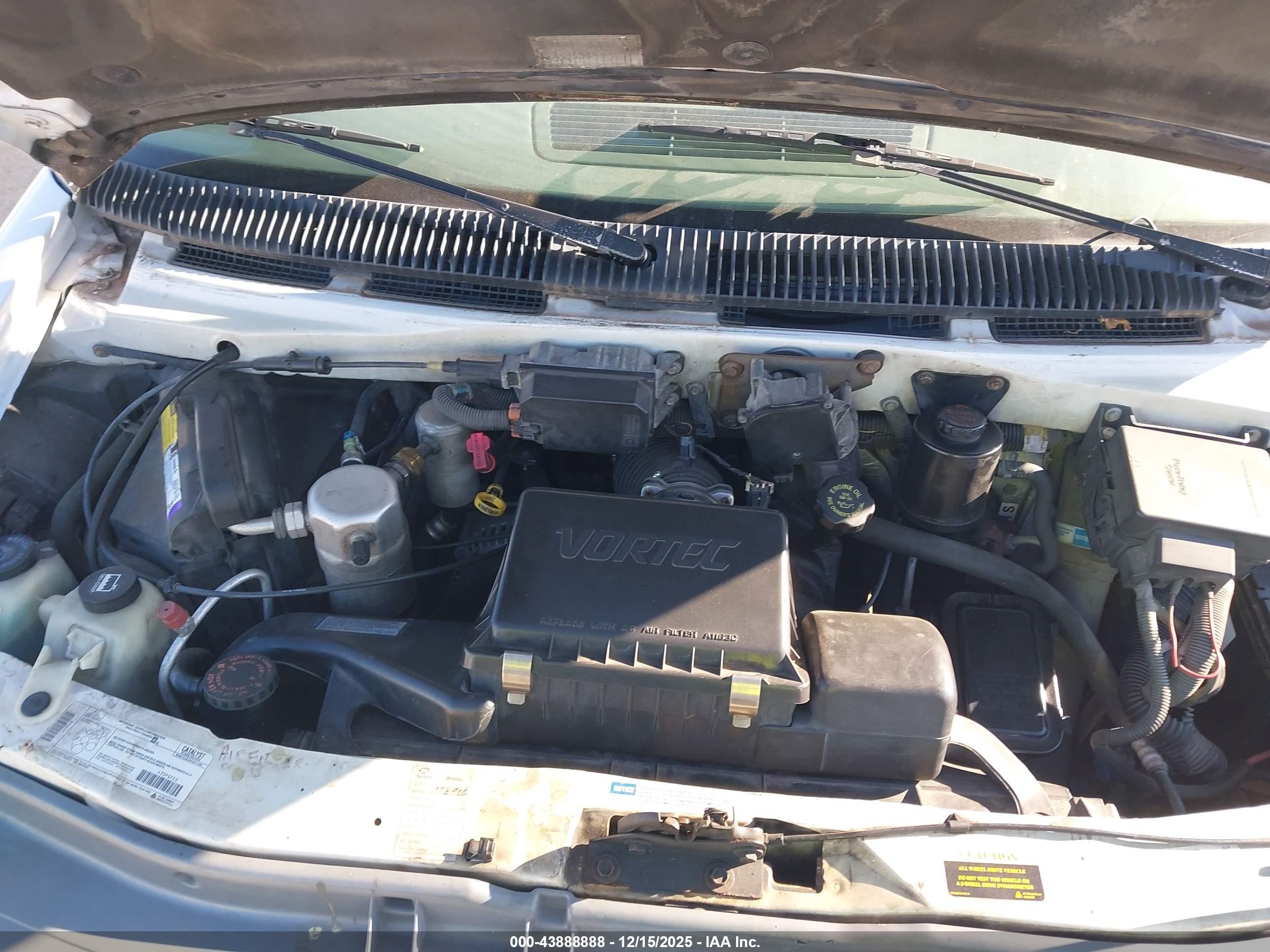 1997 Chevrolet Astro   White vin: 1GNEL19W8VB213923