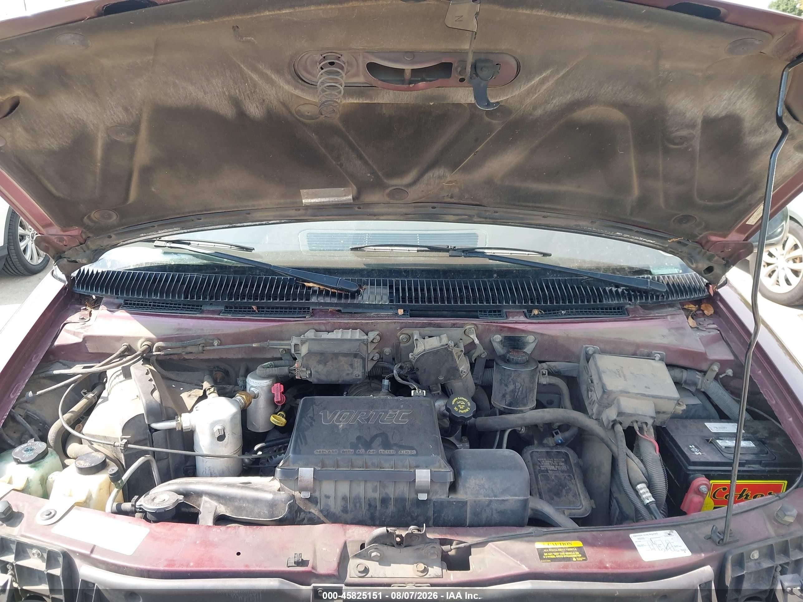 1998 Chevrolet Astro Passenger   Red vin: 1GNEL19W8WB134561