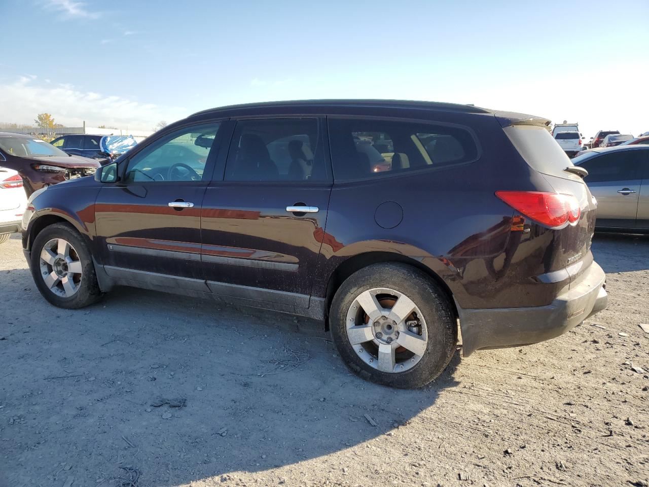 2009 Chevrolet Traverse Ls Фиолетовый vin: 1GNER13D39S150533