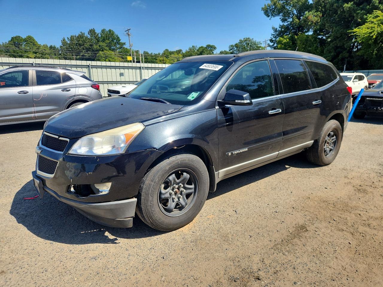 2009 Chevrolet Traverse Lt Black vin: 1GNER23D19S156353