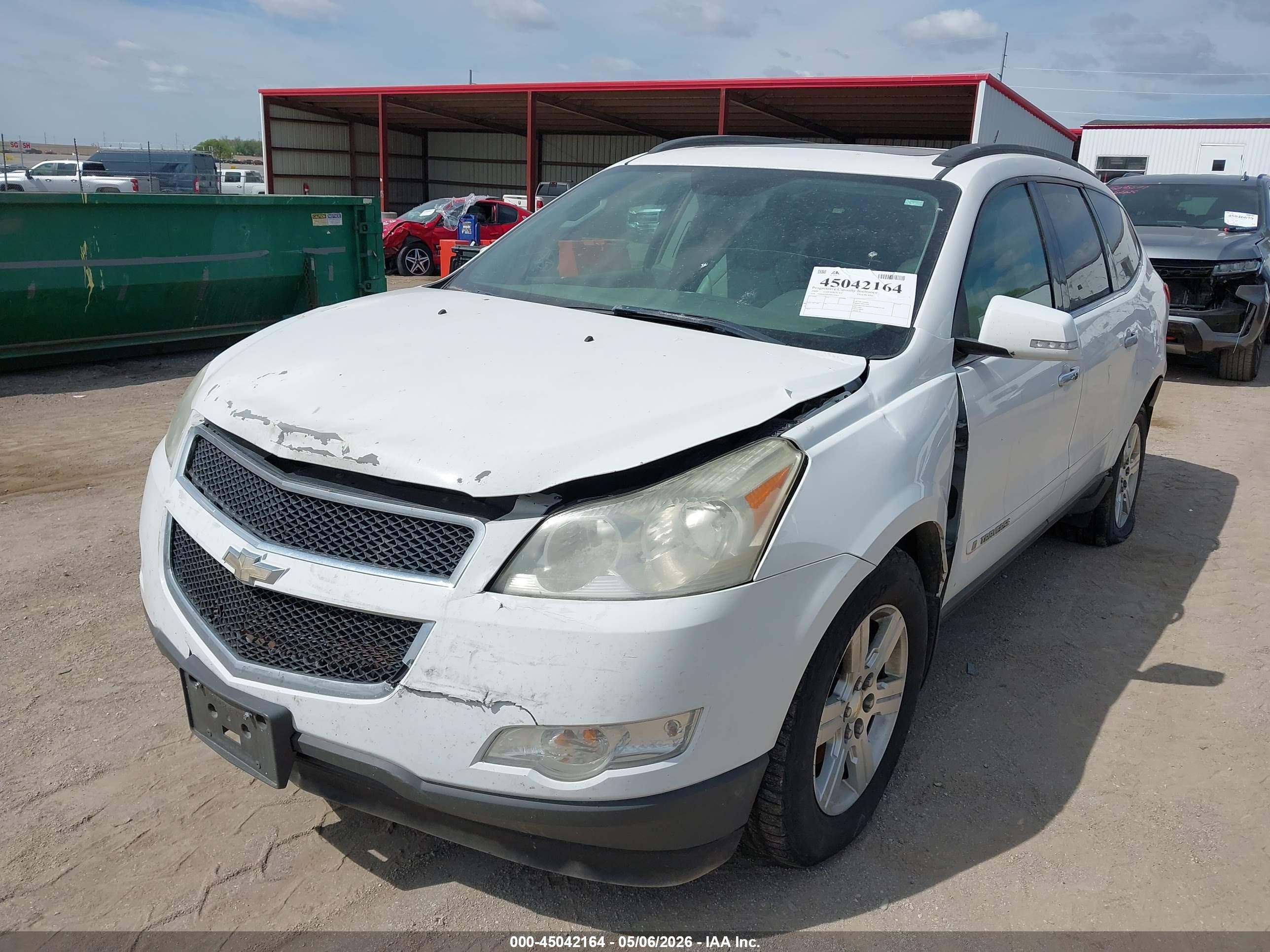 2009 Chevrolet Traverse Lt Белый vin: 1GNER23D29S135897