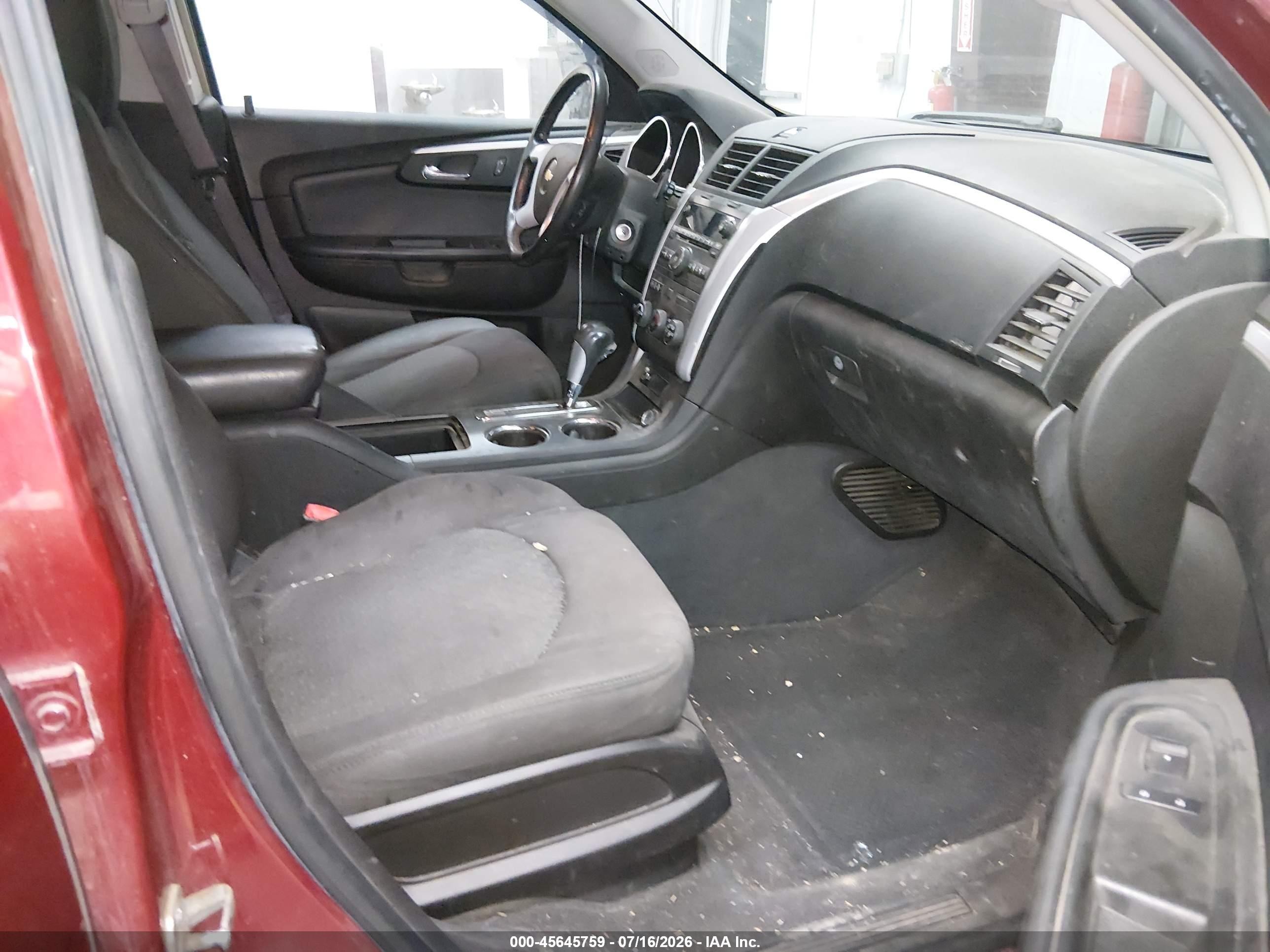 2009 Chevrolet Traverse Lt Red vin: 1GNER23D39S161831