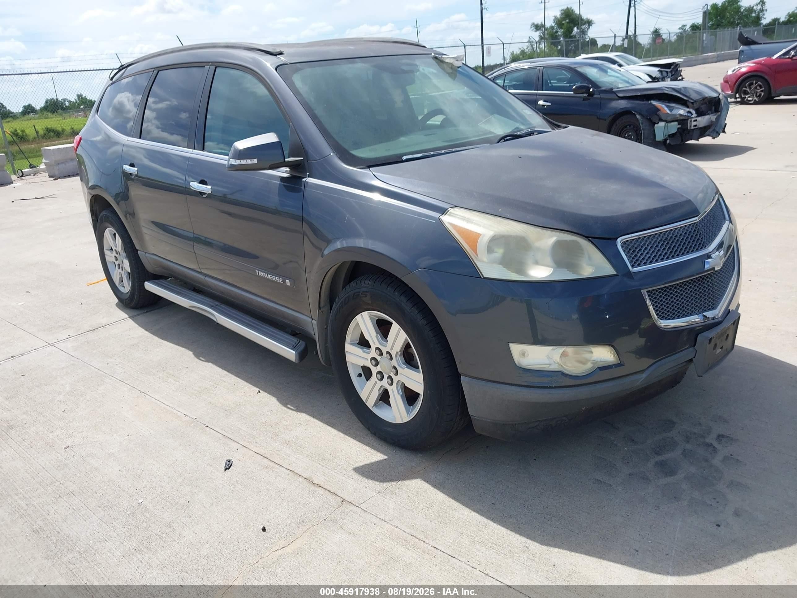 2009 Chevrolet Traverse Lt Gray vin: 1GNER23D79S102880