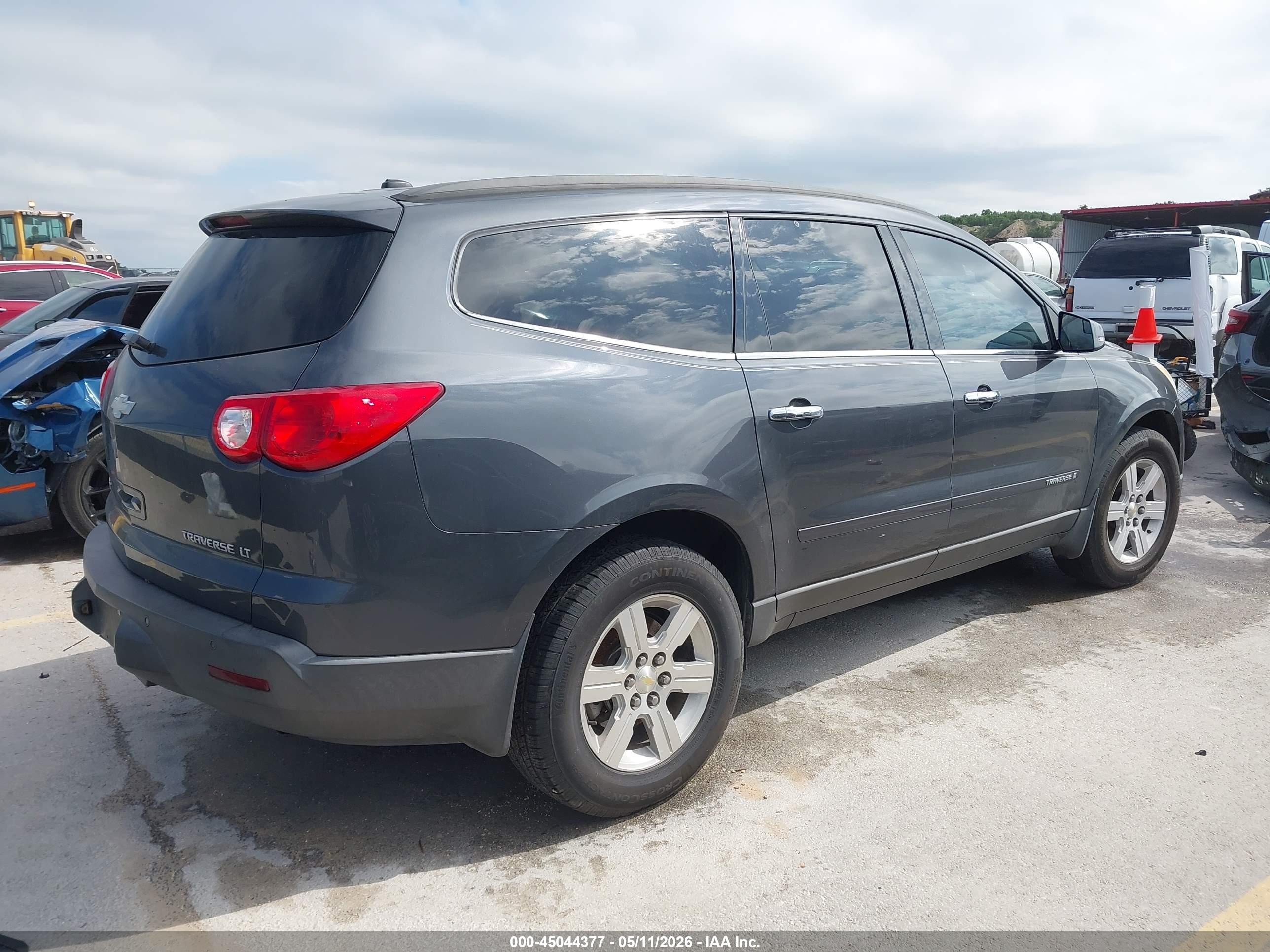 2009 Chevrolet Traverse Lt Зеленый vin: 1GNER23D89S106467