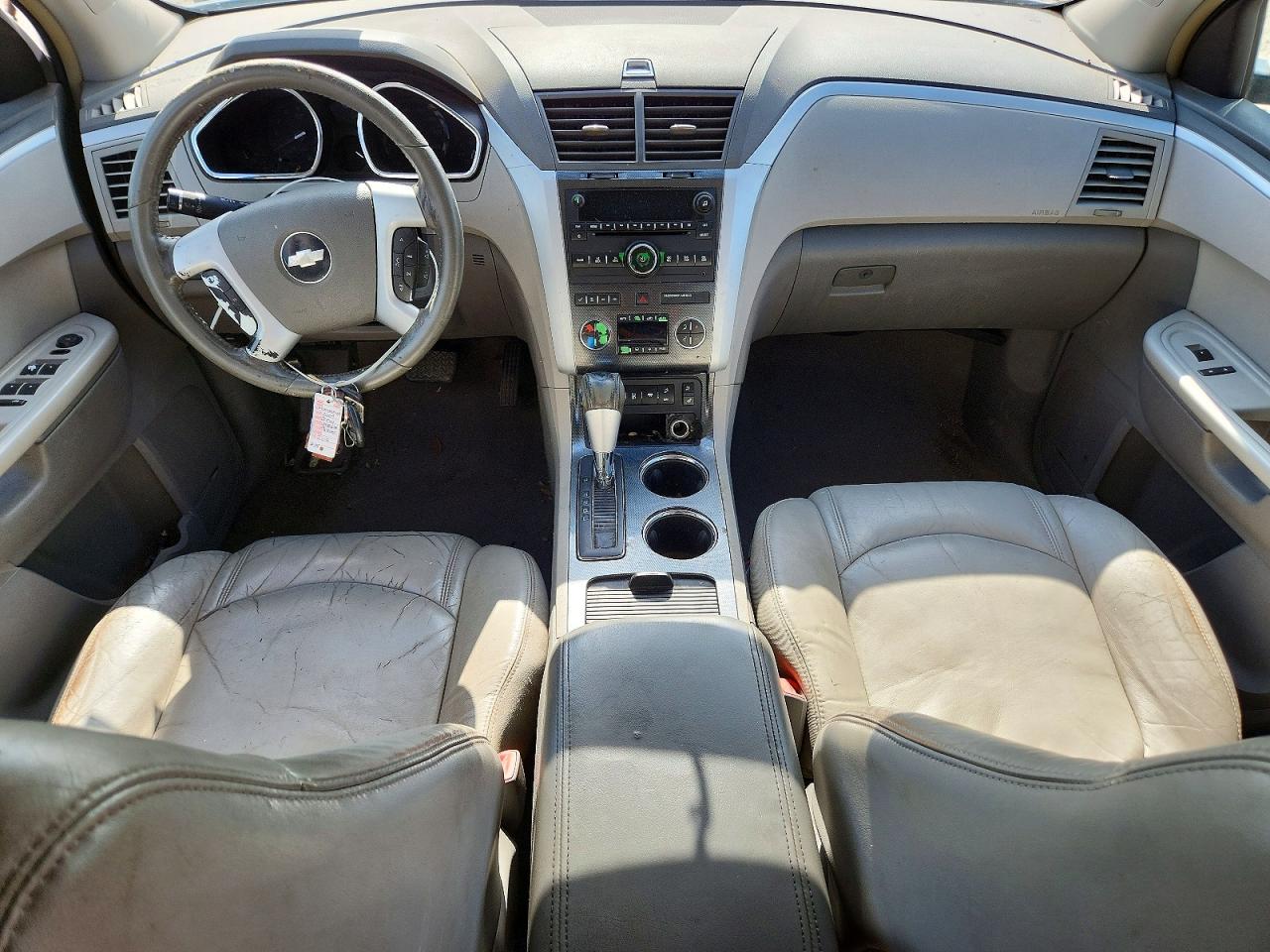 2009 Chevrolet Traverse Lt White vin: 1GNER23D89S172114