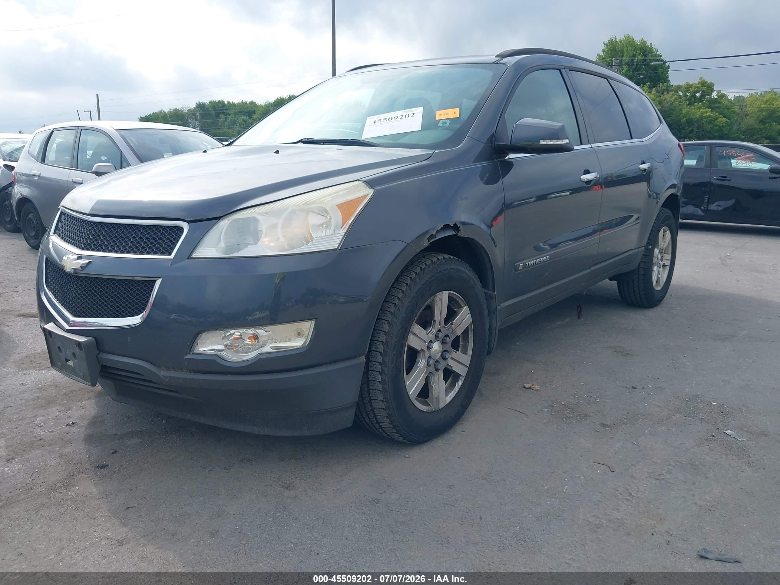 2009 Chevrolet Traverse Lt Серый vin: 1GNER23D99S100600