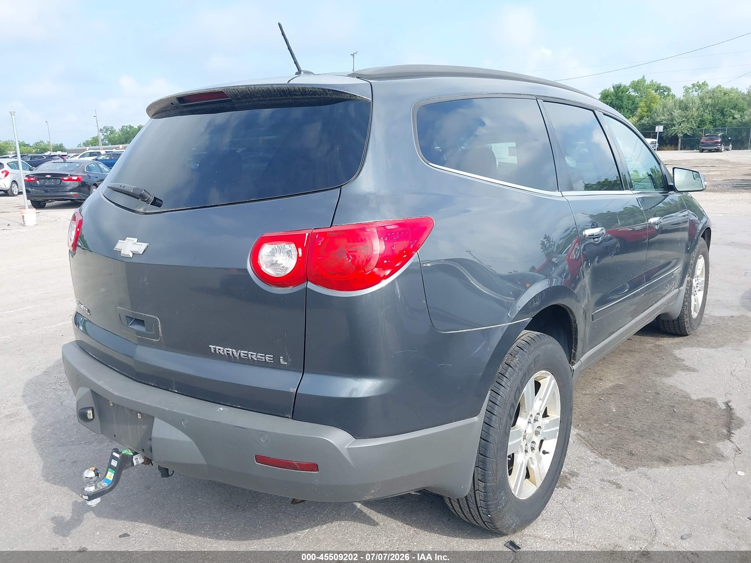 2009 Chevrolet Traverse Lt Серый vin: 1GNER23D99S100600