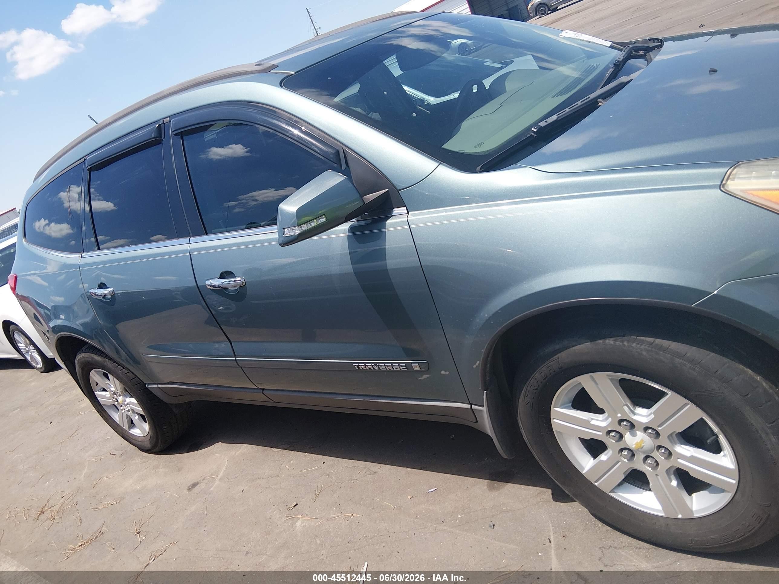 2009 Chevrolet Traverse Lt Teal vin: 1GNER23D99S122631