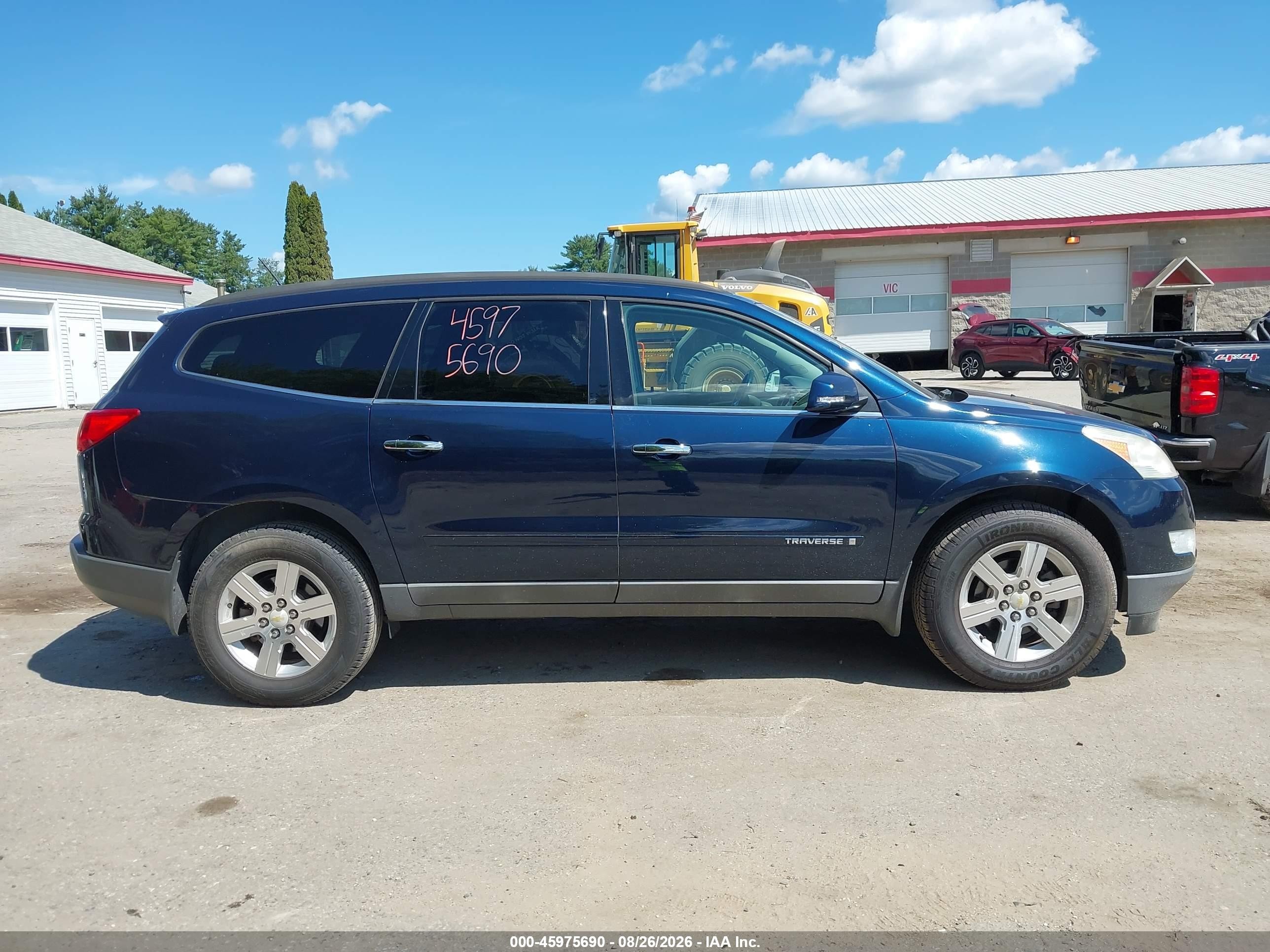 2009 Chevrolet Traverse Lt Blue vin: 1GNER23D99S133046