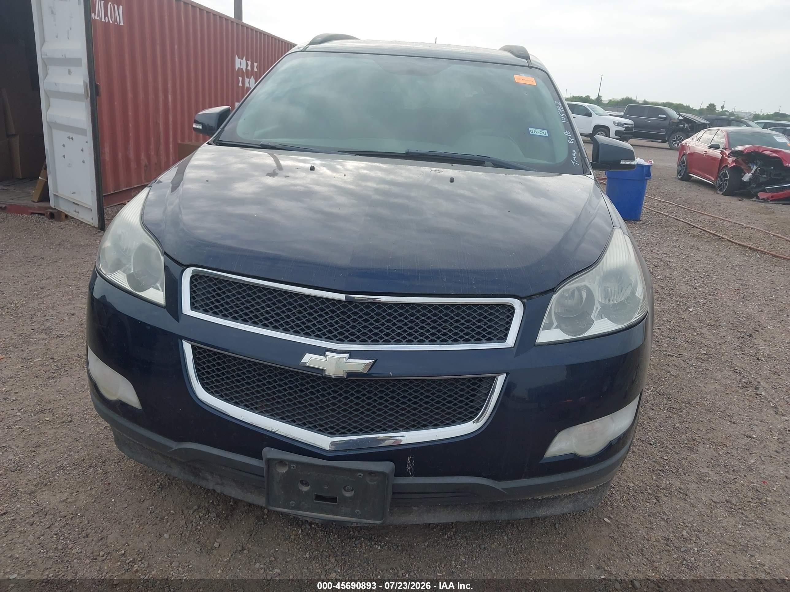 2009 Chevrolet Traverse Lt Dark Blue vin: 1GNER23DX9S145982