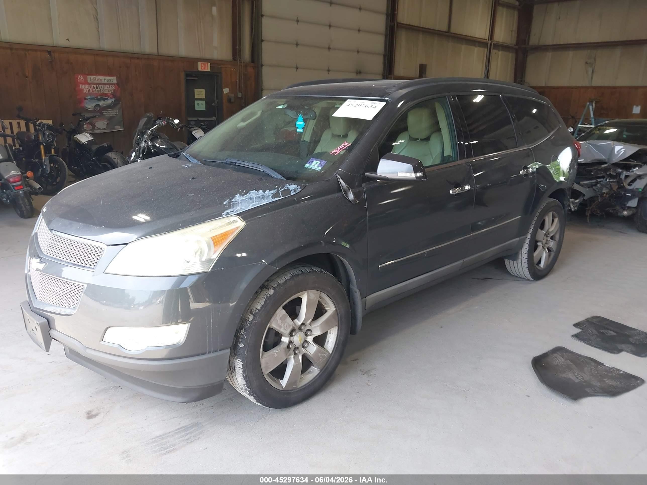 2009 Chevrolet Traverse Ltz Серый vin: 1GNER33D19S164880