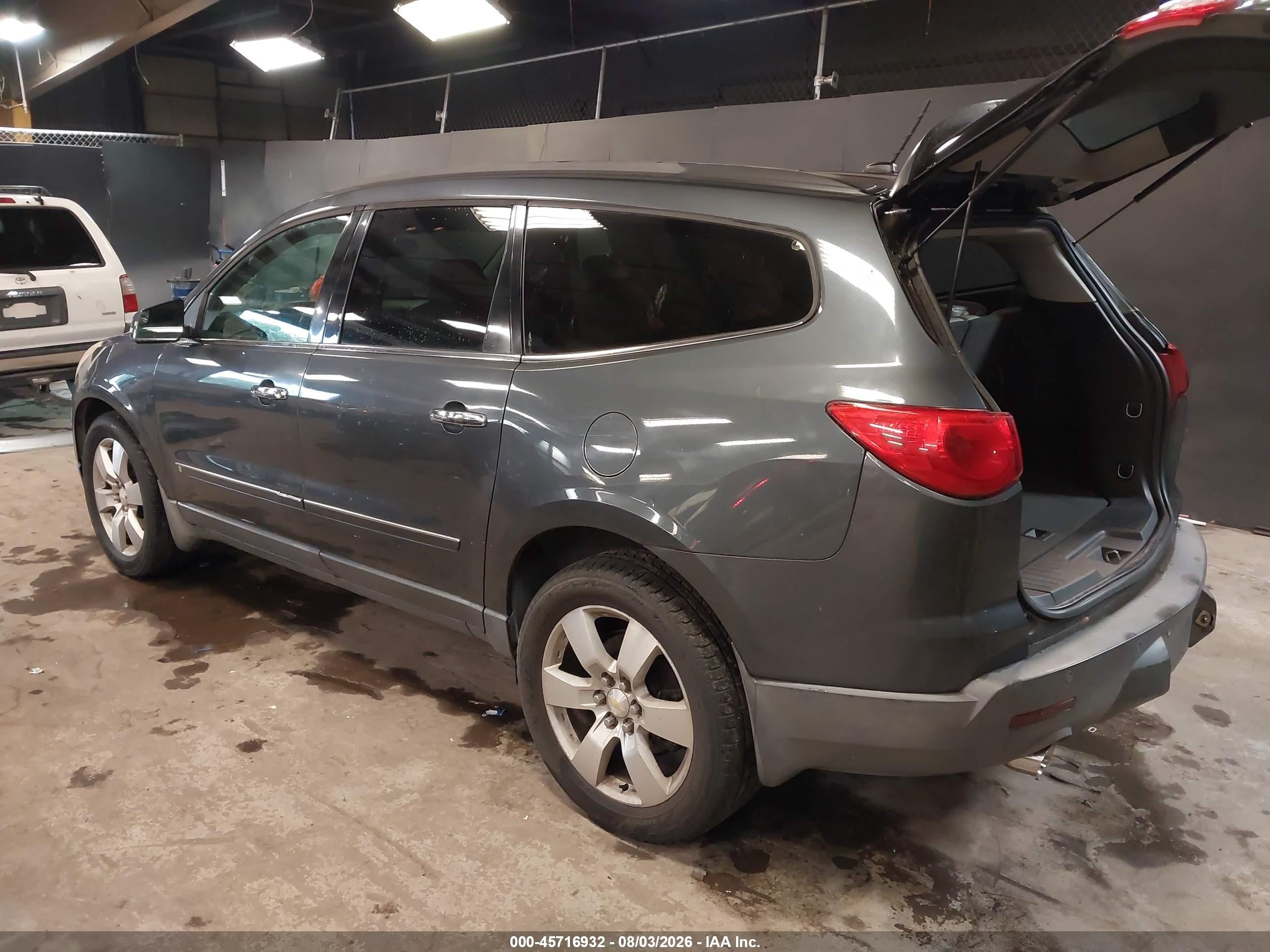 2009 Chevrolet Traverse Ltz Gray vin: 1GNER33D29S128311
