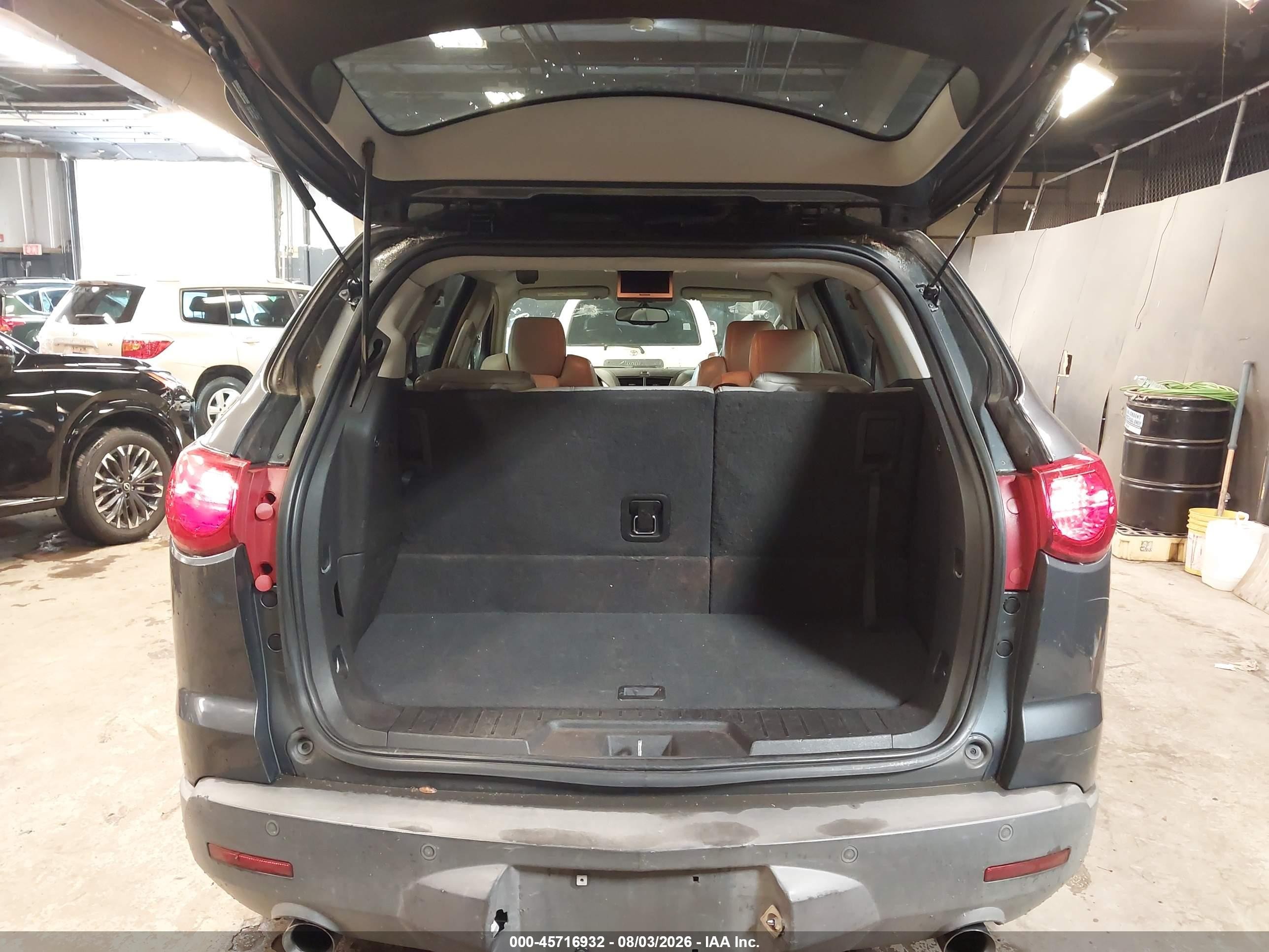 2009 Chevrolet Traverse Ltz Gray vin: 1GNER33D29S128311