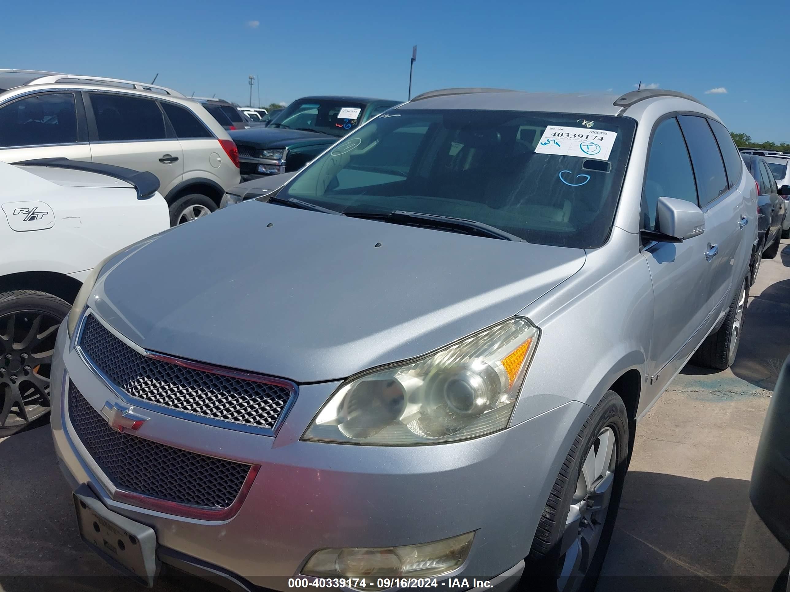 2009 Chevrolet Traverse Ltz Silver vin: 1GNER33D29S148803
