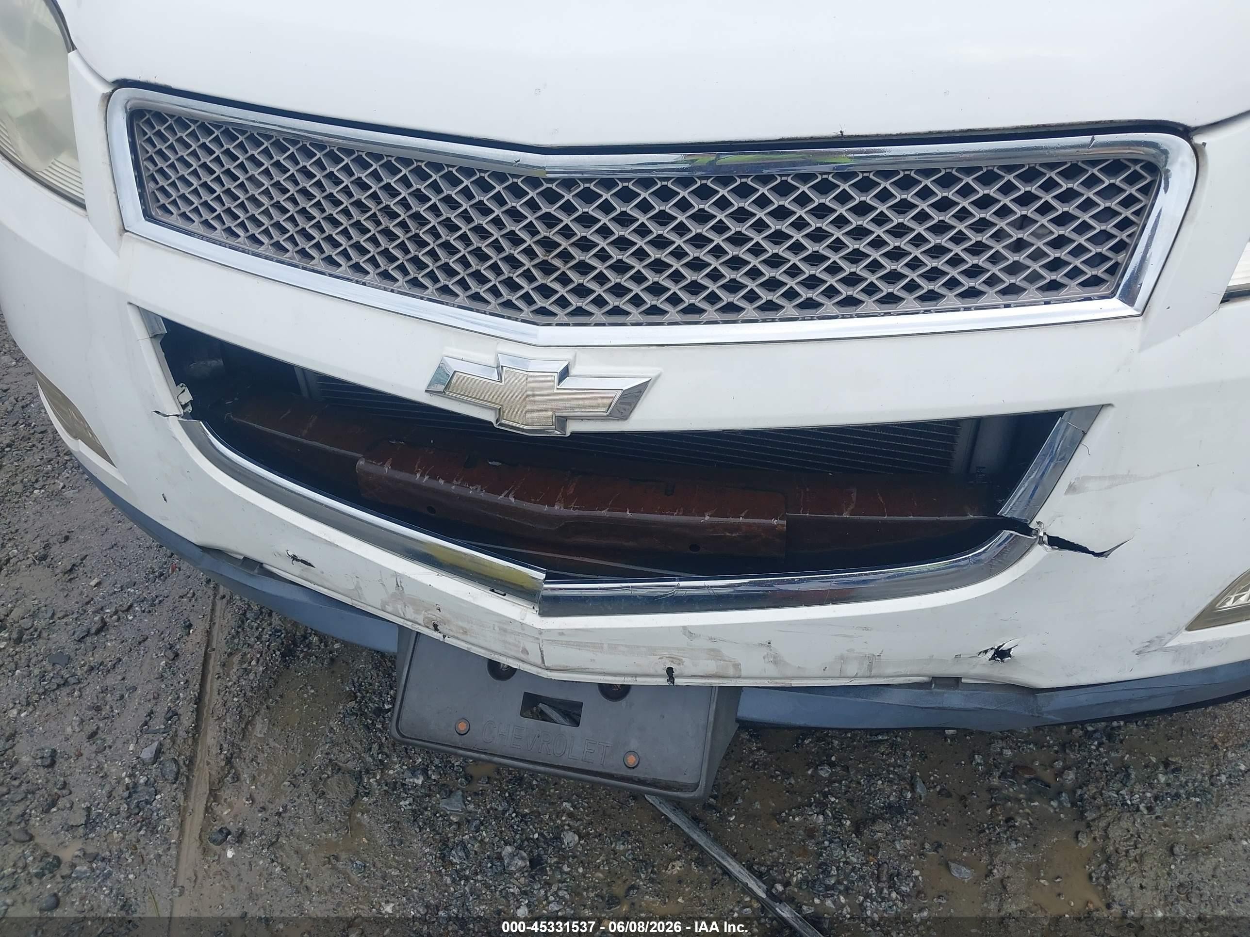 2009 Chevrolet Traverse Ltz White vin: 1GNER33D79S112993