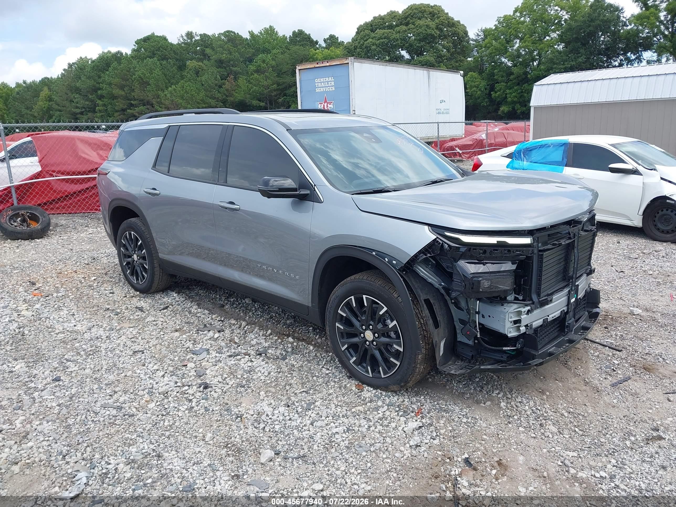 2026 Chevrolet Traverse Fwd Lt Gray vin: 1GNERGKS1TJ146352