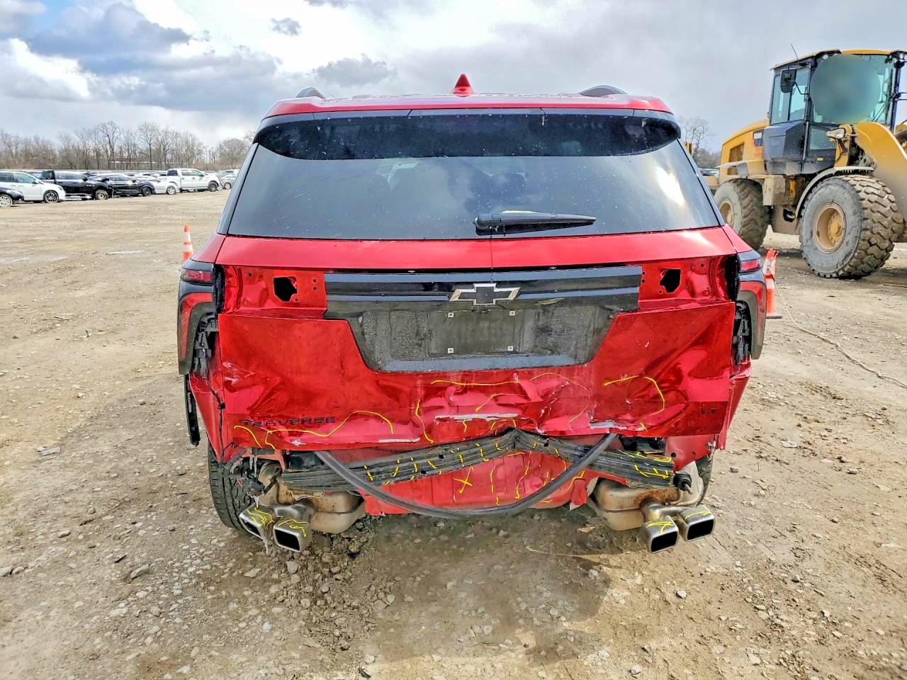 2024 Chevrolet Traverse Lt Red vin: 1GNERGKS6RJ245855