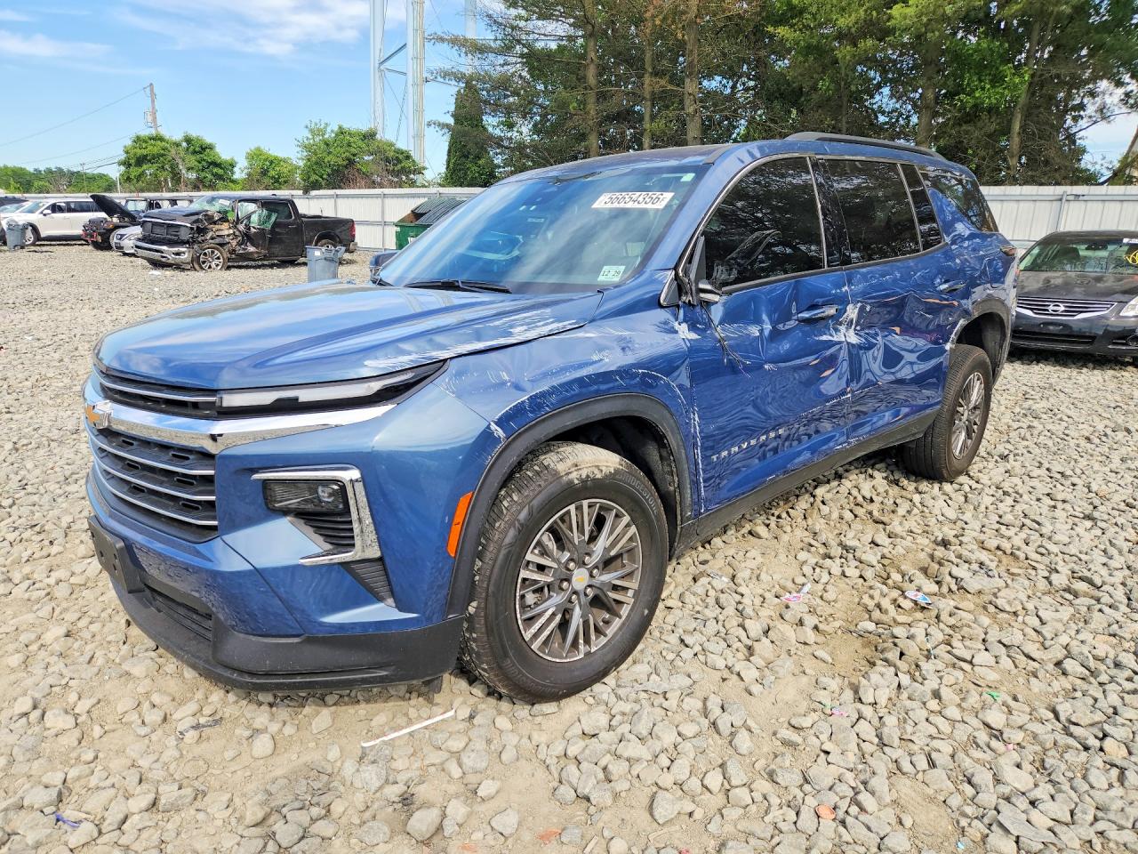 2024 Chevrolet Traverse Lt Blue vin: 1GNERGKS9RJ201249