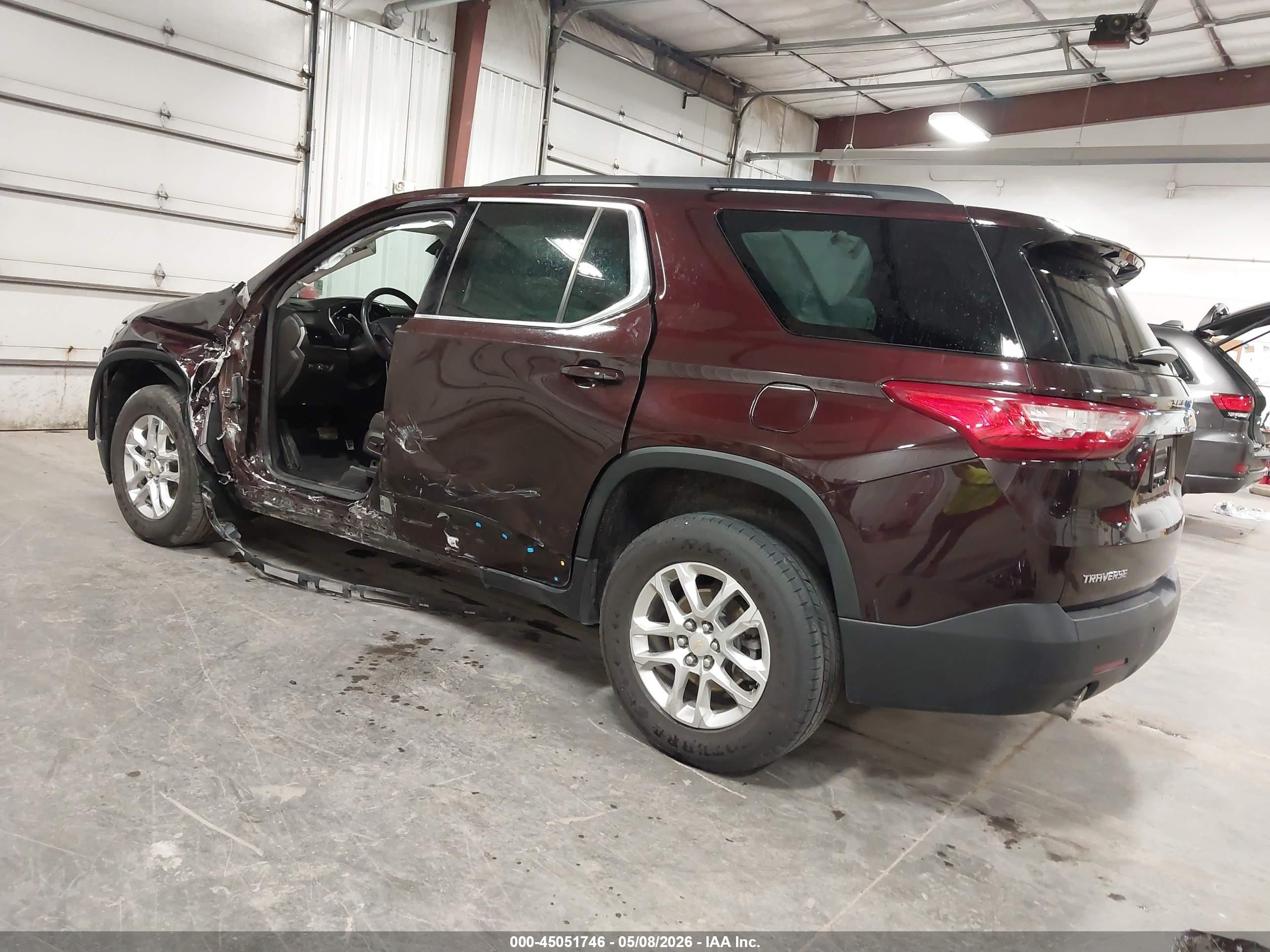 2021 Chevrolet Traverse Fwd Lt Cloth Purple vin: 1GNERGKW0MJ175880