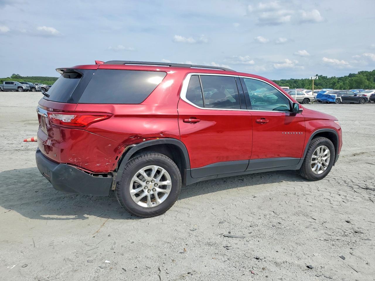 2020 Chevrolet Traverse Lt Burgundy vin: 1GNERGKW2LJ243451