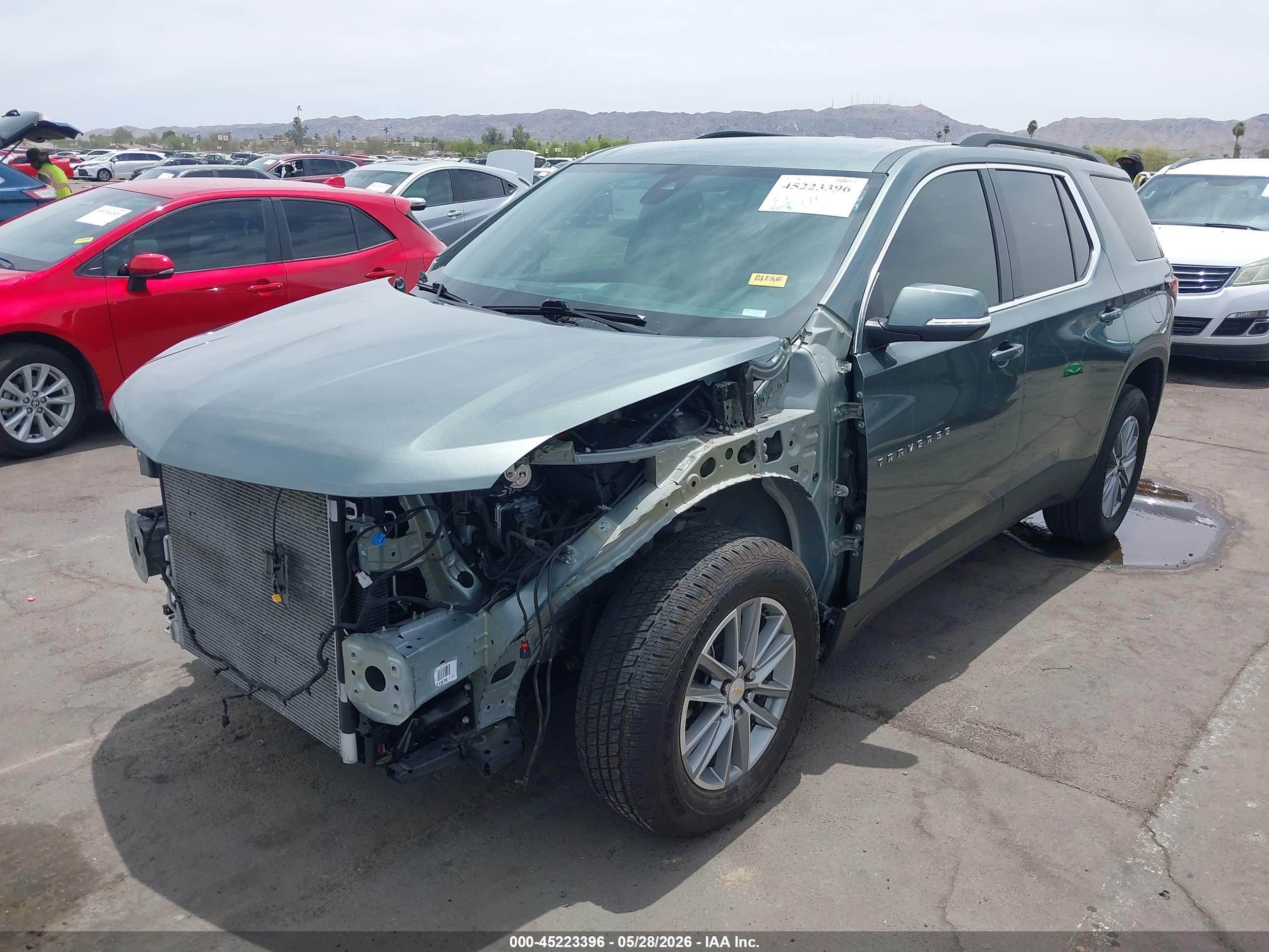 2023 Chevrolet Traverse Fwd Lt Cloth Green vin: 1GNERGKW2PJ221407