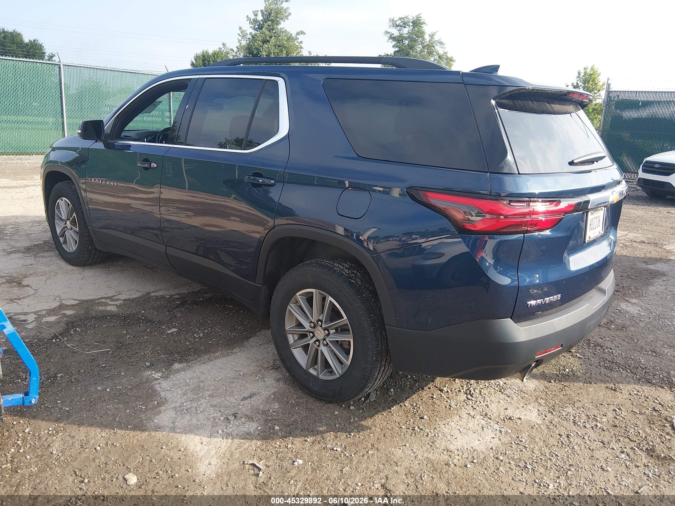 2023 Chevrolet Traverse Fwd Lt Cloth Blue vin: 1GNERGKW3PJ280935