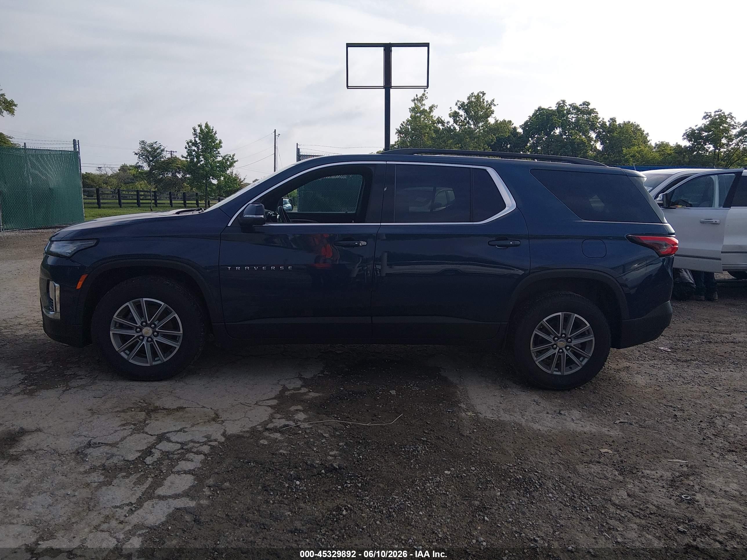 2023 Chevrolet Traverse Fwd Lt Cloth Blue vin: 1GNERGKW3PJ280935