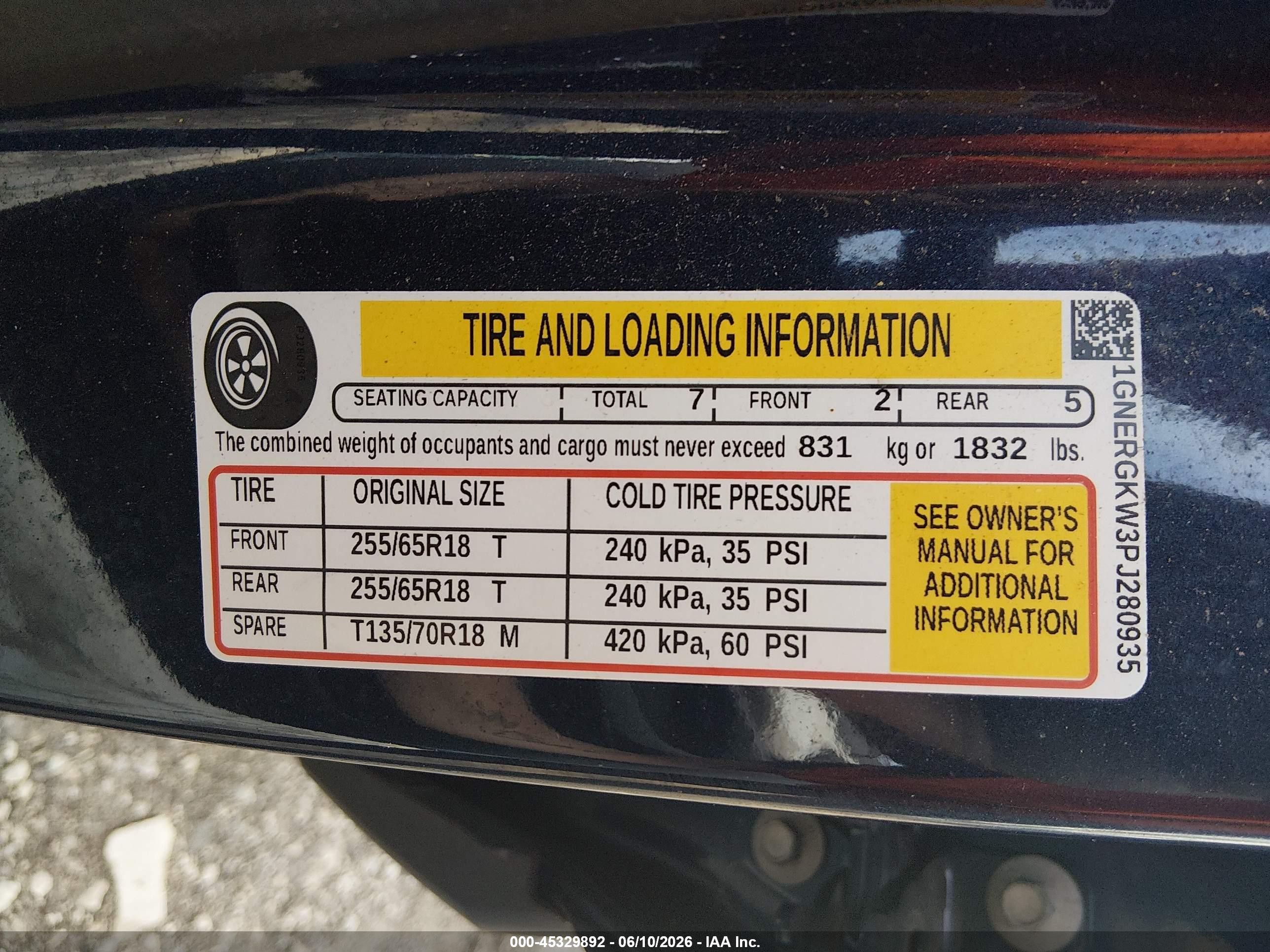 2023 Chevrolet Traverse Fwd Lt Cloth Blue vin: 1GNERGKW3PJ280935