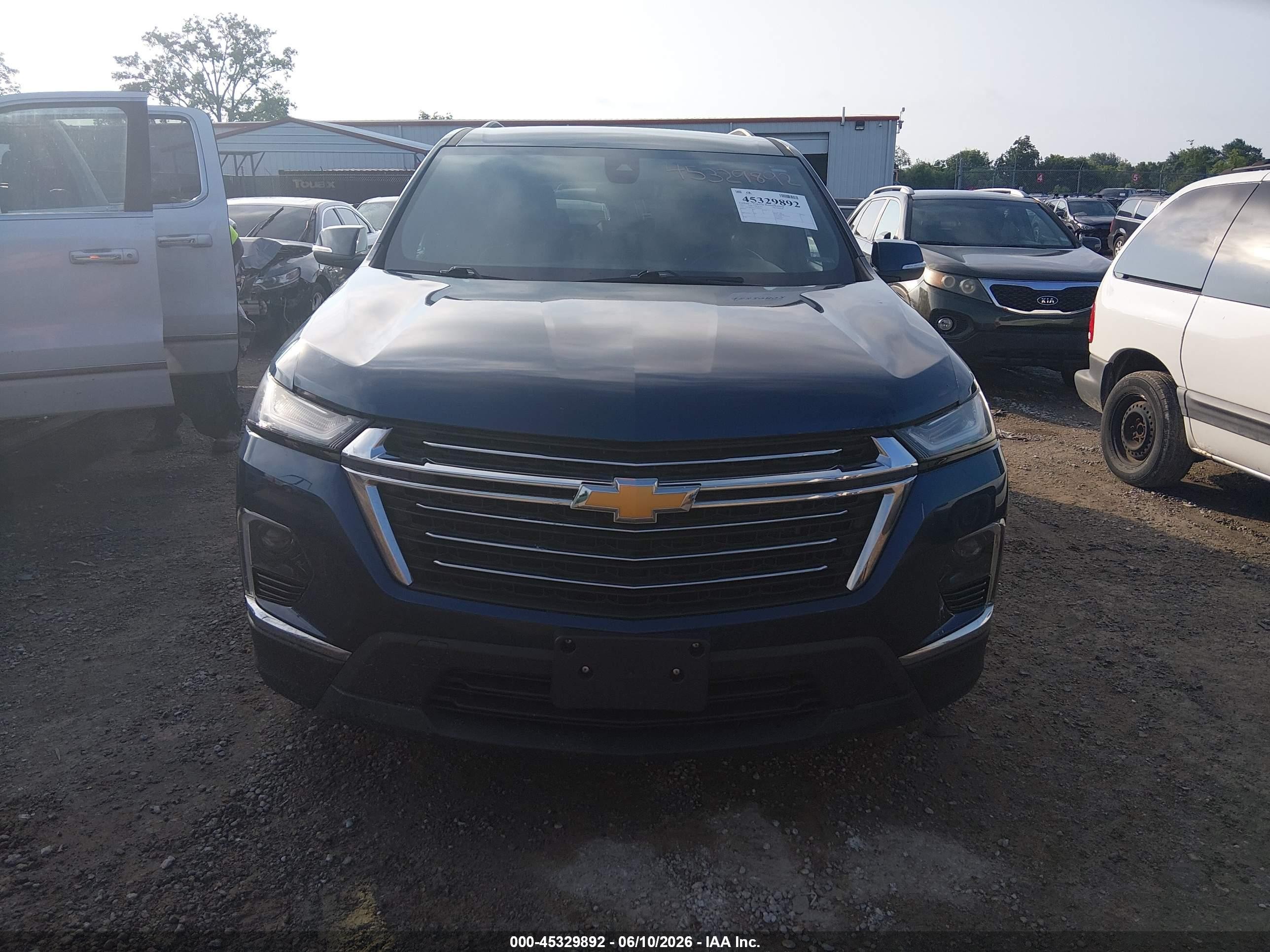 2023 Chevrolet Traverse Fwd Lt Cloth Blue vin: 1GNERGKW3PJ280935