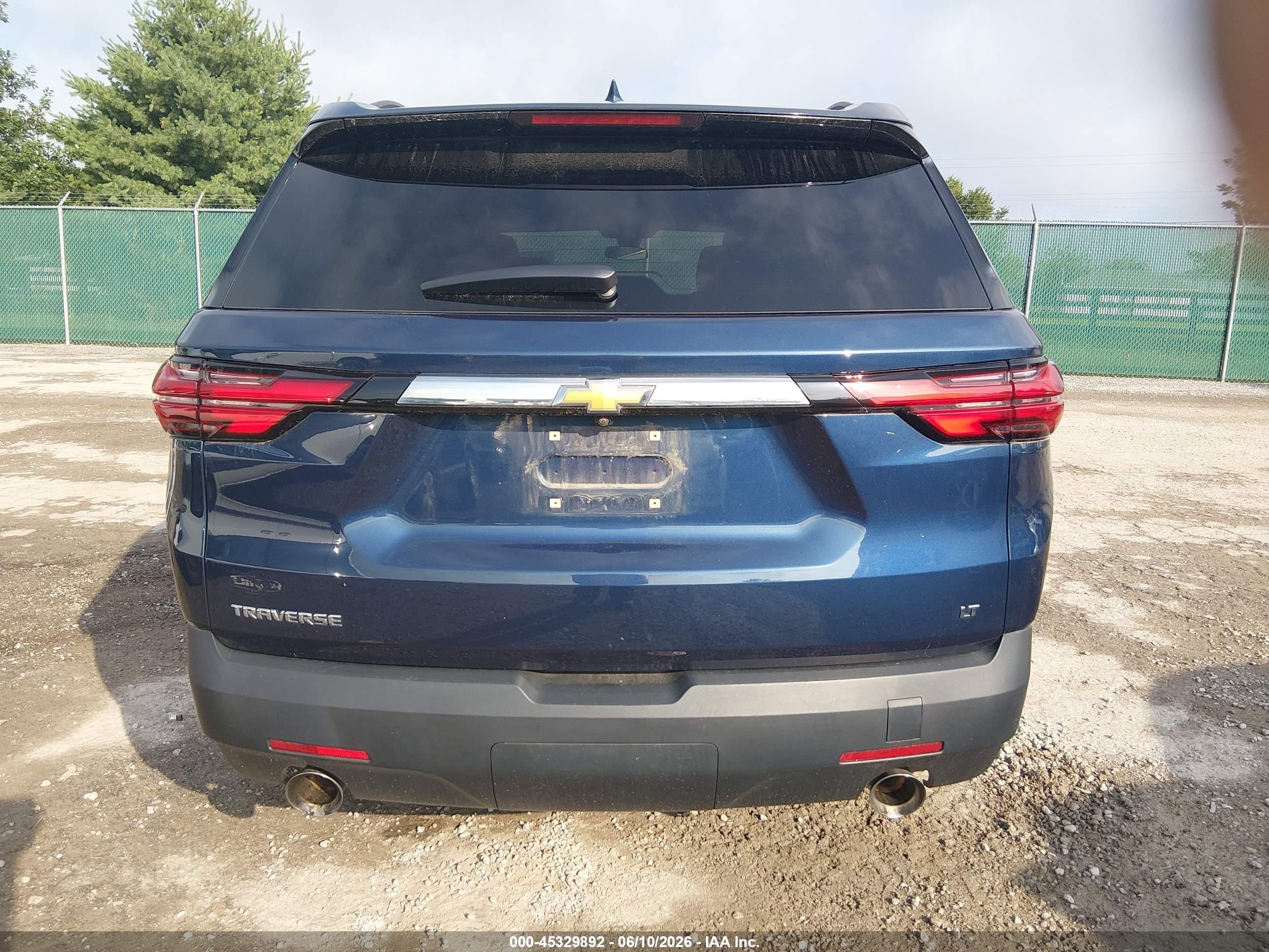 2023 Chevrolet Traverse Fwd Lt Cloth Blue vin: 1GNERGKW3PJ280935