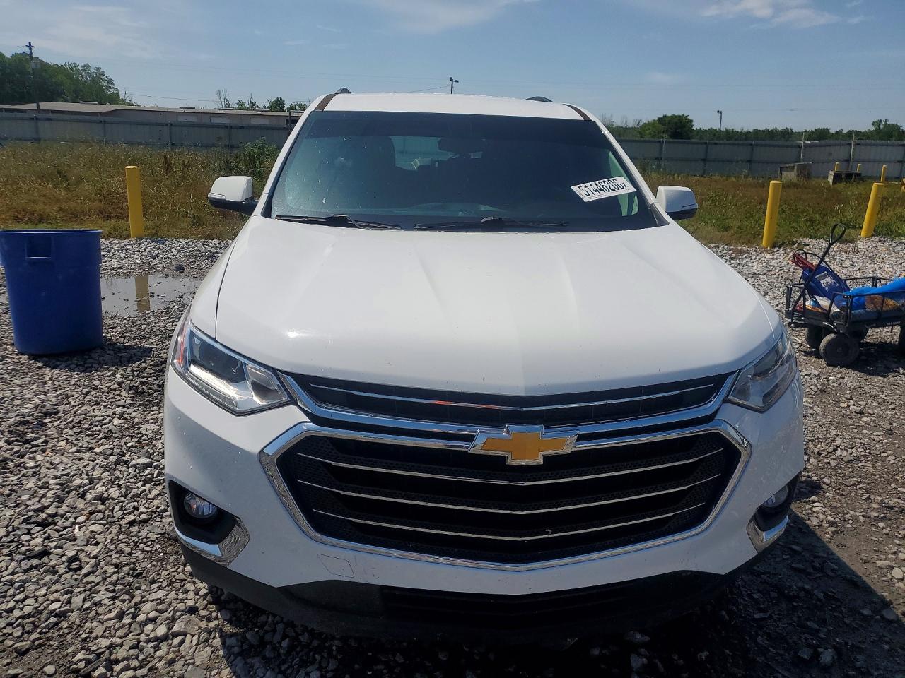 2020 Chevrolet Traverse Lt White vin: 1GNERGKW6LJ306518