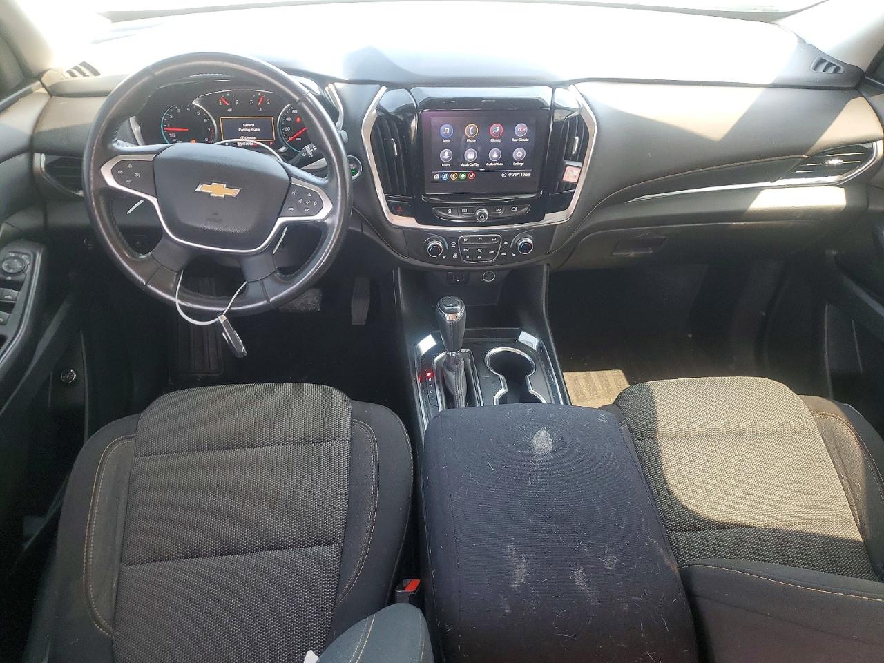 2020 Chevrolet Traverse Lt White vin: 1GNERGKW6LJ306518