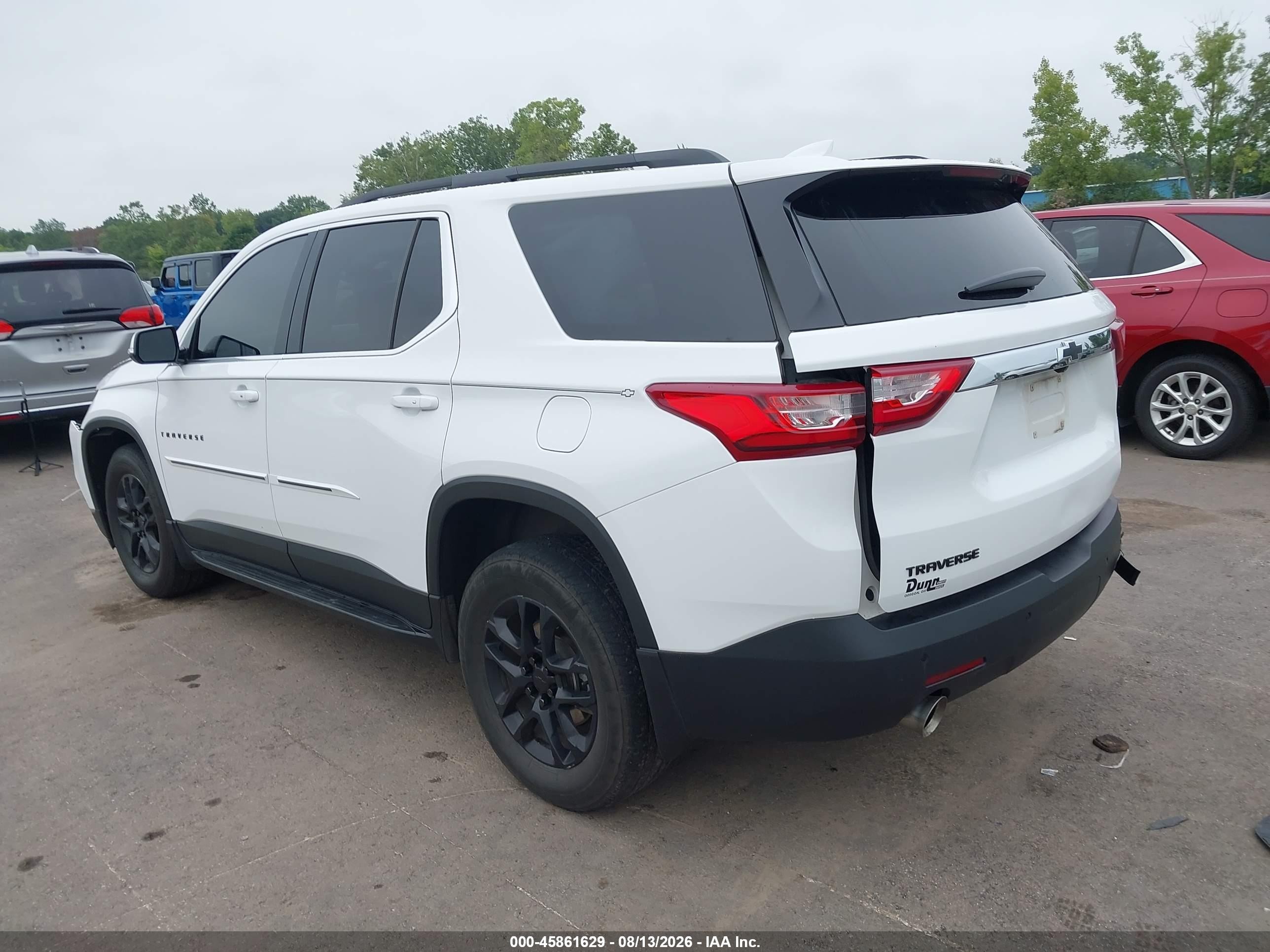 2020 Chevrolet Traverse Fwd Lt Cloth Белый vin: 1GNERGKW6LJ319821