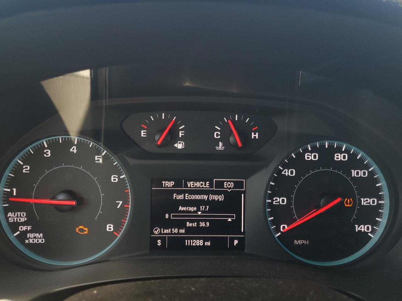 2023 Chevrolet Traverse Lt Blue vin: 1GNERGKW6PJ129216 Damage: Warning Light - Engine, On, Unacceptable